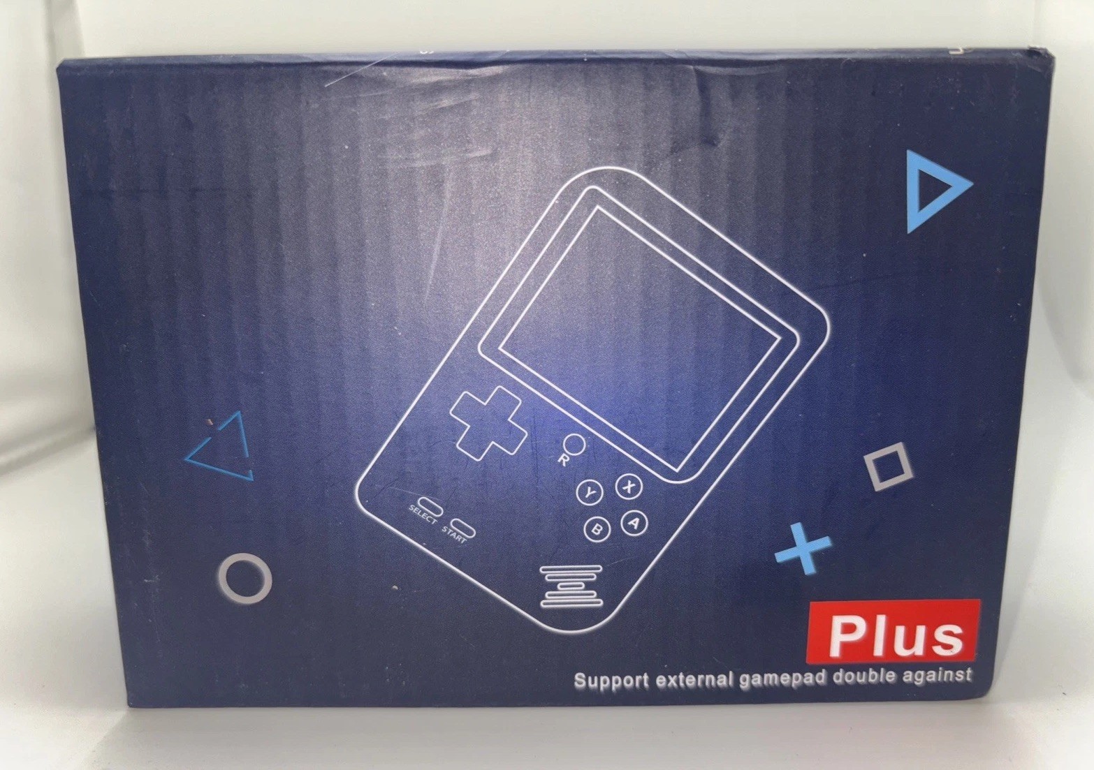 Game Box Plus- Hand Held Game System, Rechargeable Battery, BLUE 400 Games