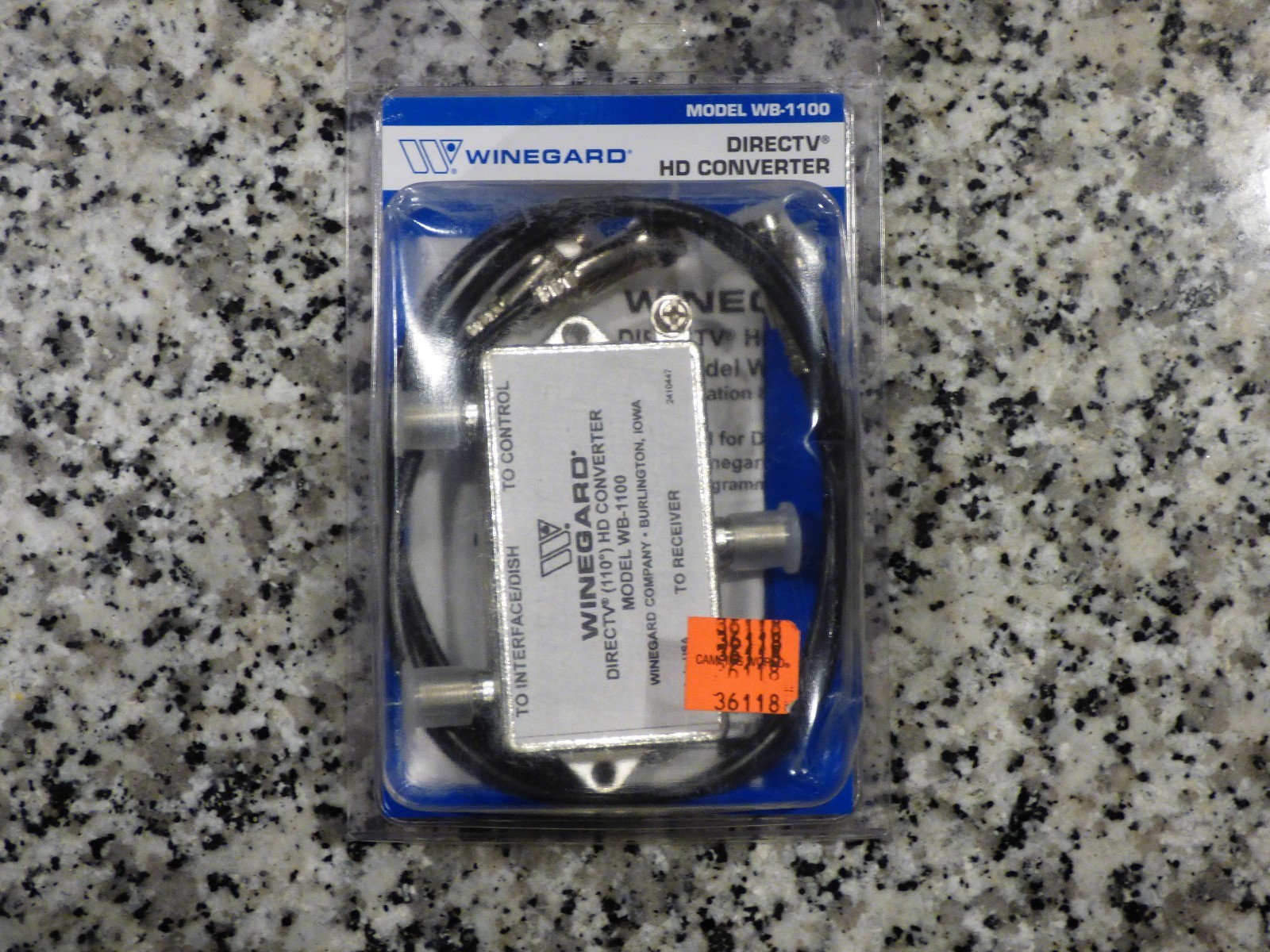 Winegard WB-1100 DIRECTV HD CONVERTER, 110 DEGREE