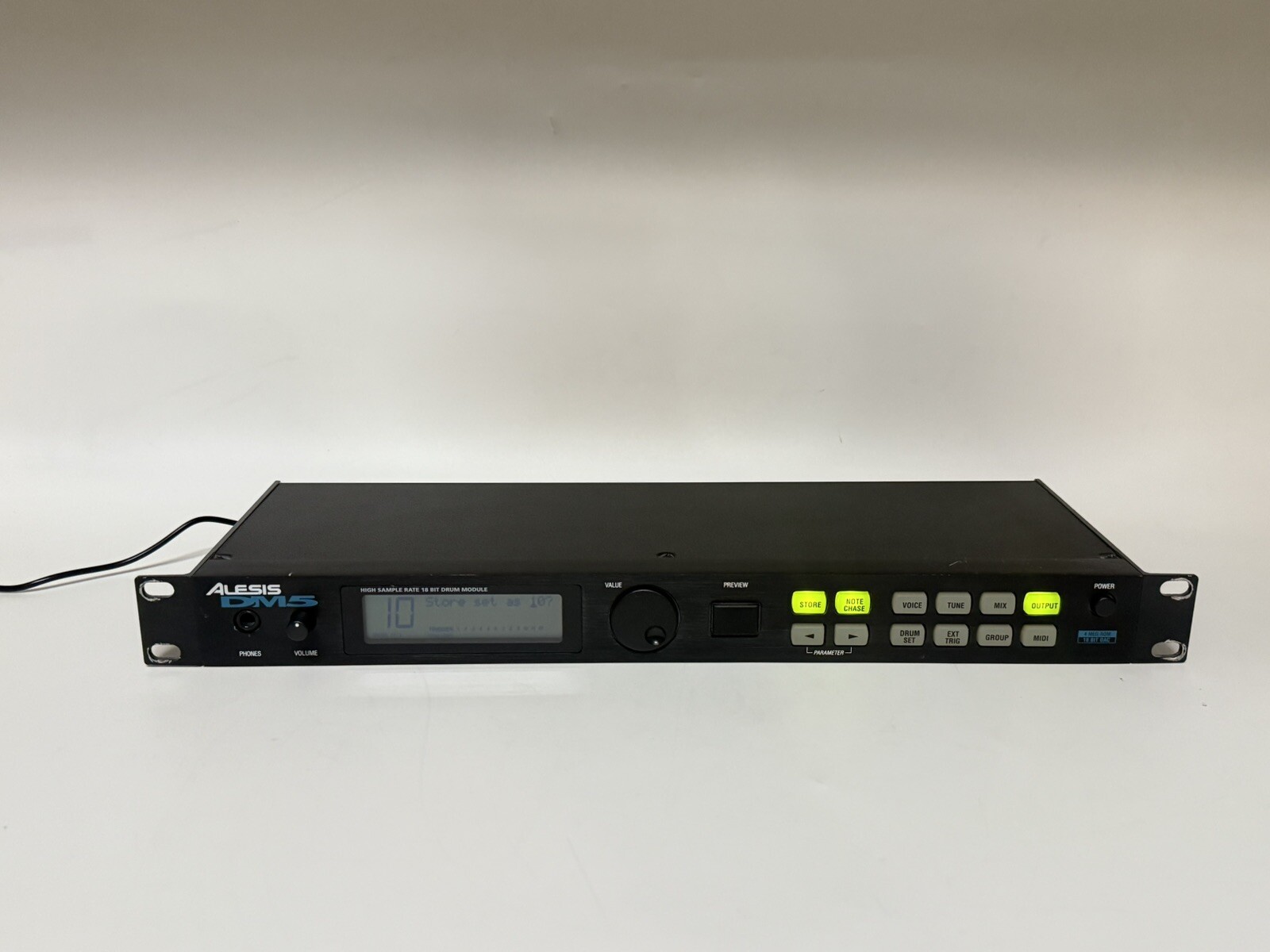 Alesis DM5 Electronic Drum Module Rackmount Machine ~ WORKING/No Backlight