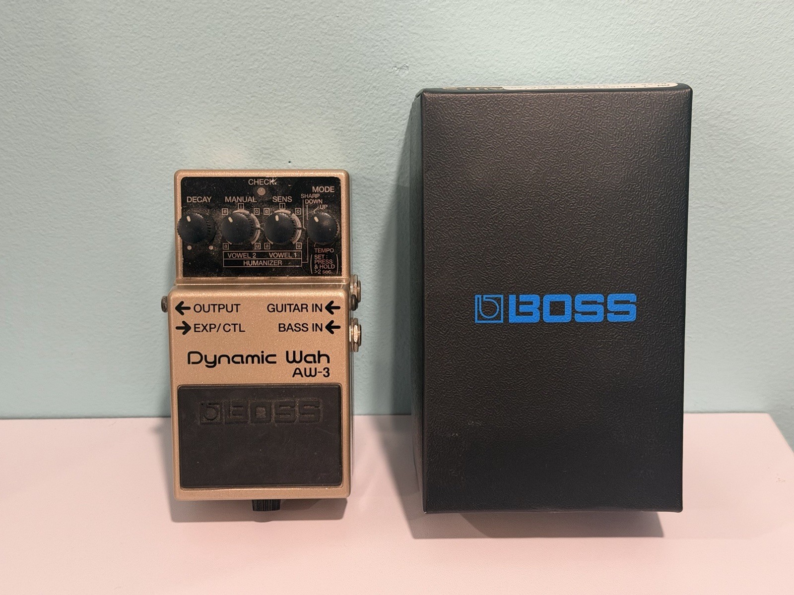 BOSS AW-3 Dynamic Wah Guitar effects Pedal 5 Modes Humanizer Picking Auto Wah