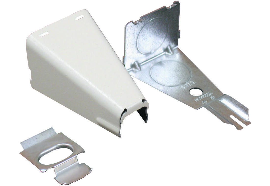 Wiremold B-17 Raceway T-Fitting, Metal, Ivory