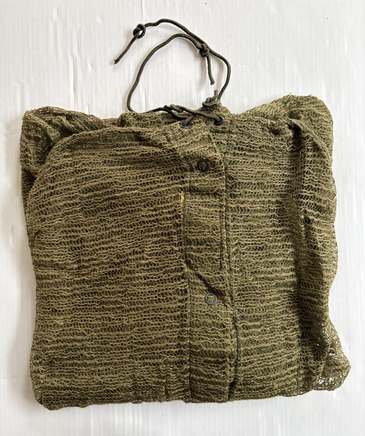 NEW UNISSUED US ARMY INSECT REPELLENT NET MESH JACKET (LARGE)