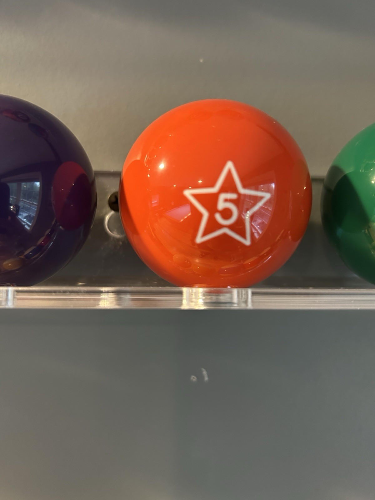 Star Pattern Pool Ball Five 5 Ball