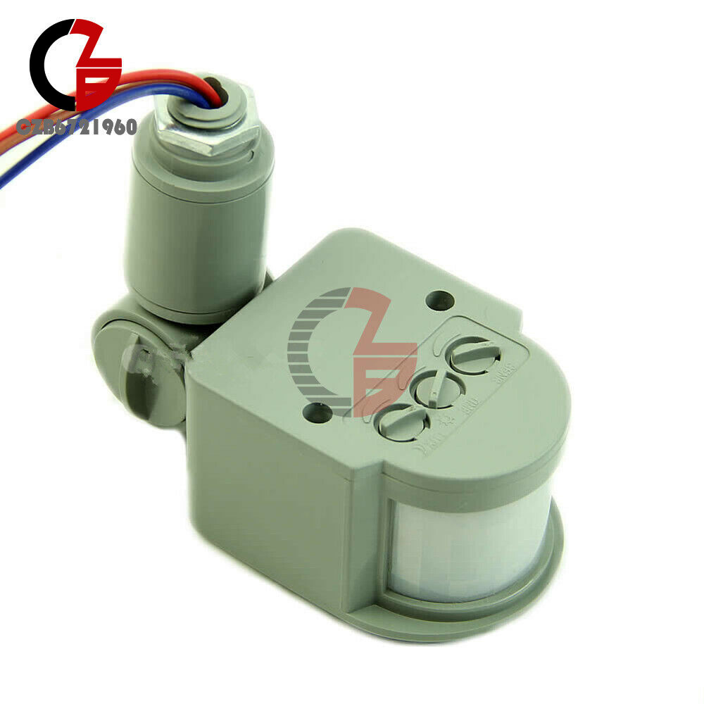 180 Degree PIR Motion Movement Security Sensor Detector Switch 12M 12V/220V