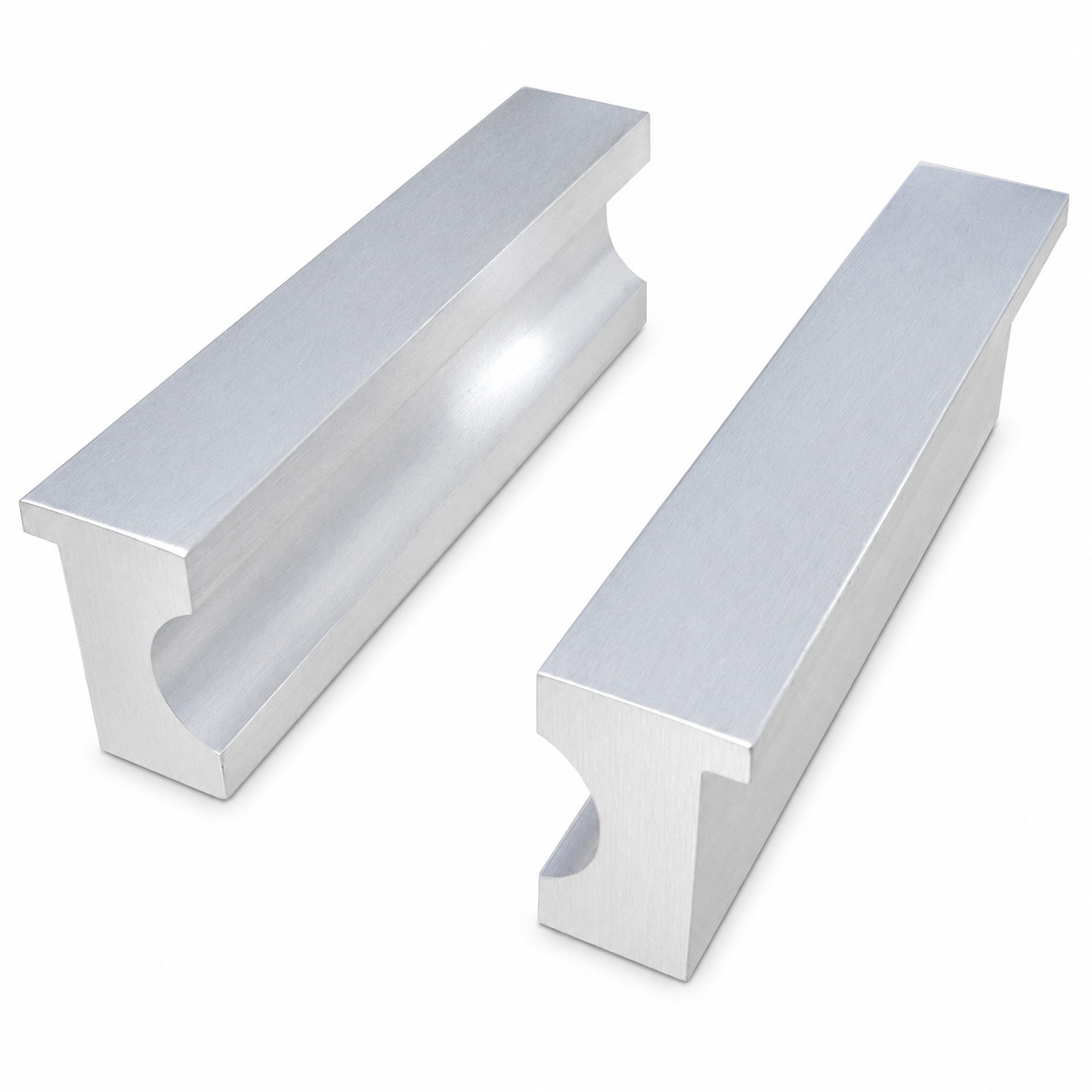 4" Aluminum Barrel Vise Jaw Pads 1 Pair Soft Jaws .375-.750 Made in USA