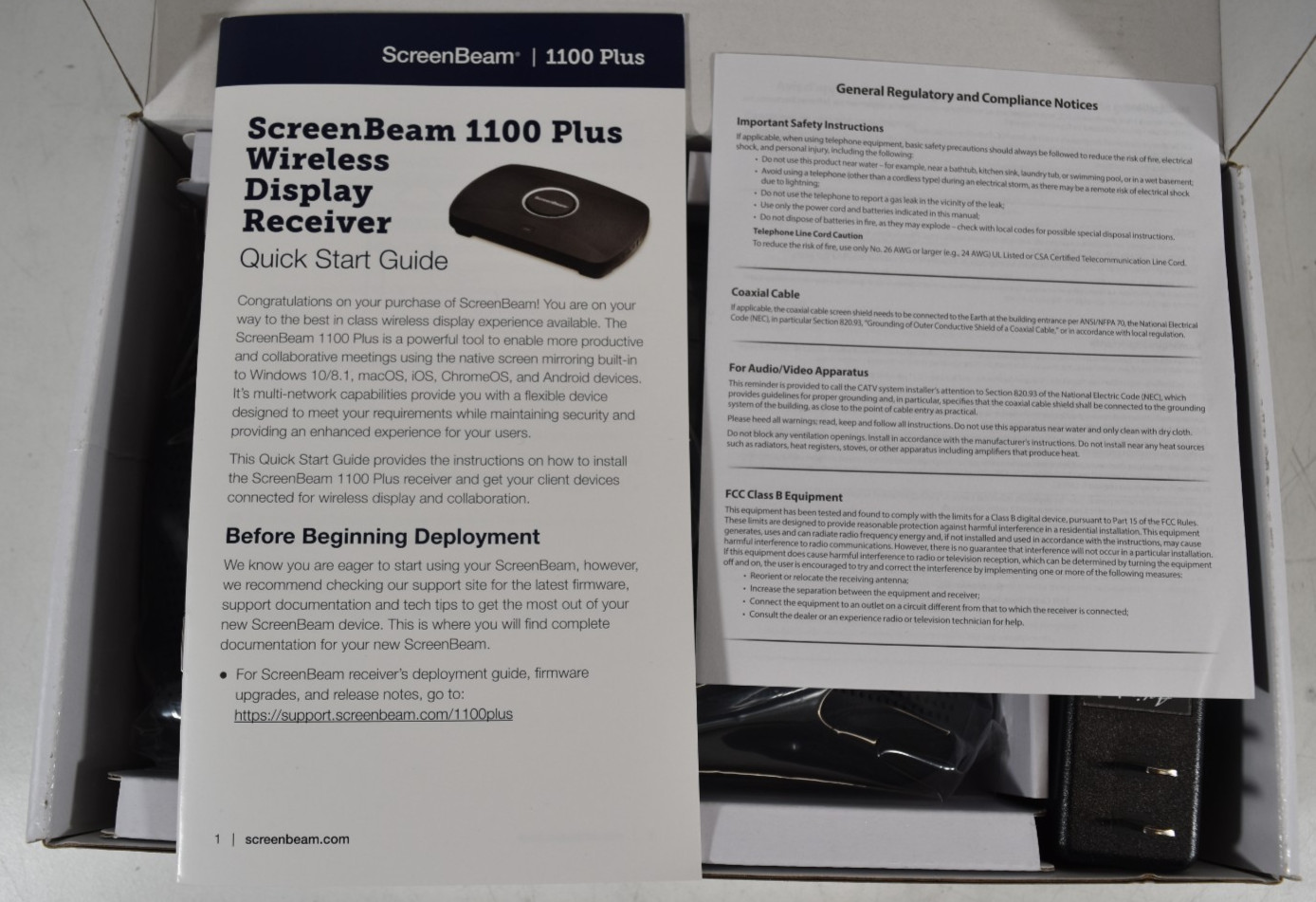 ScreenBeam 1100 Wireless Presentation & Display Receiver