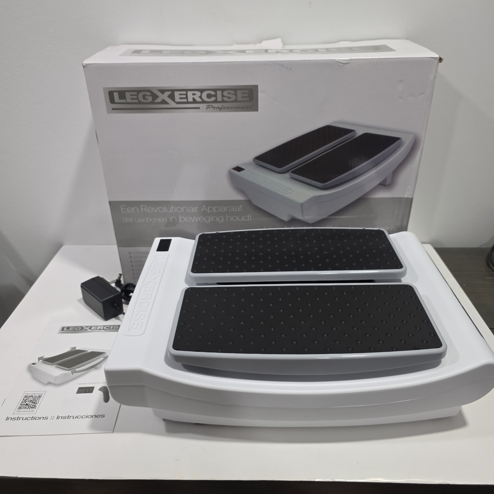 LegXercise Pro LEGX-012 Motorized Leg Activator Machine Box Power Cord No Remote