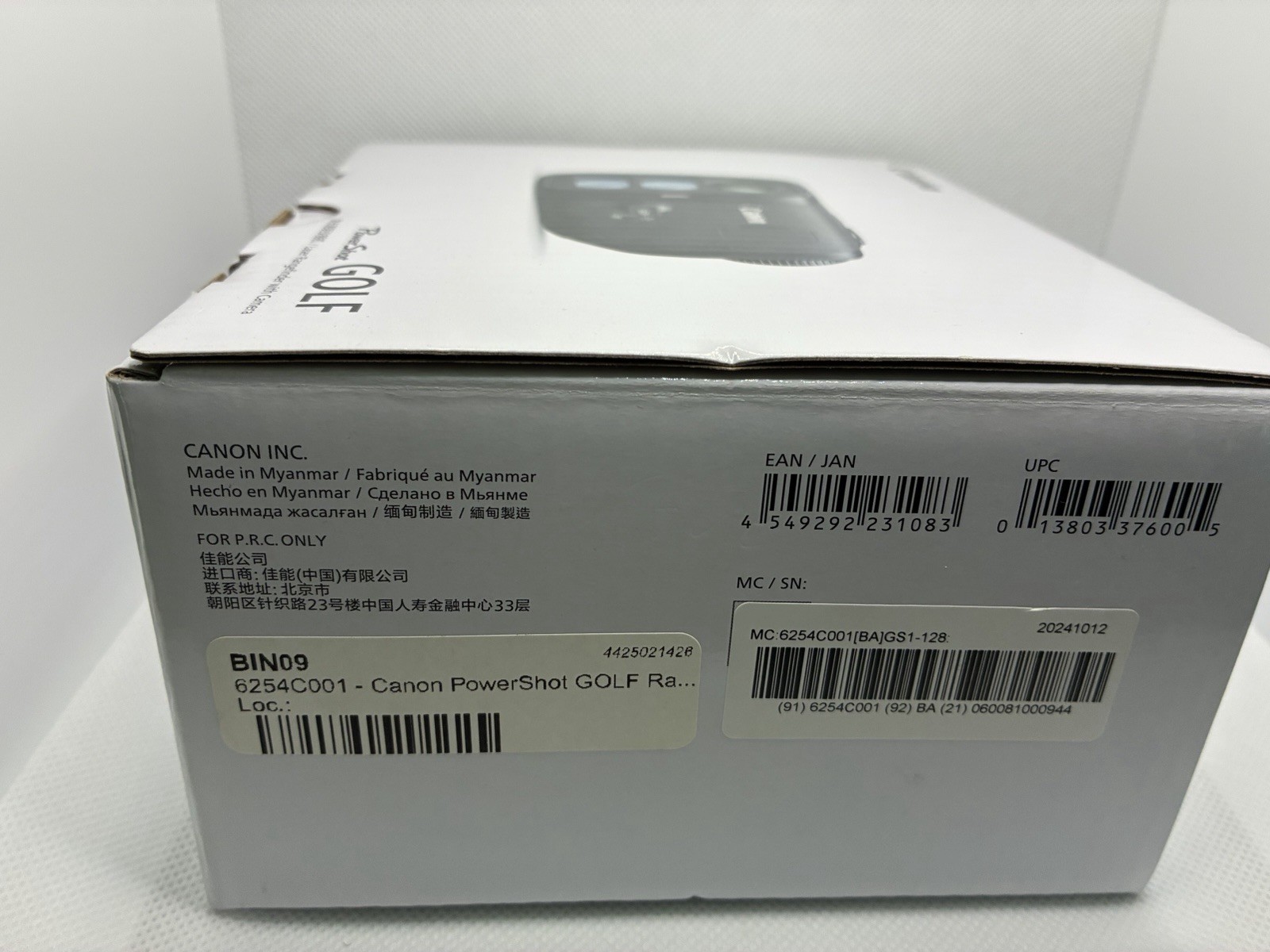 Canon PowerShot GOLF Laser Rangefinder - New Open box