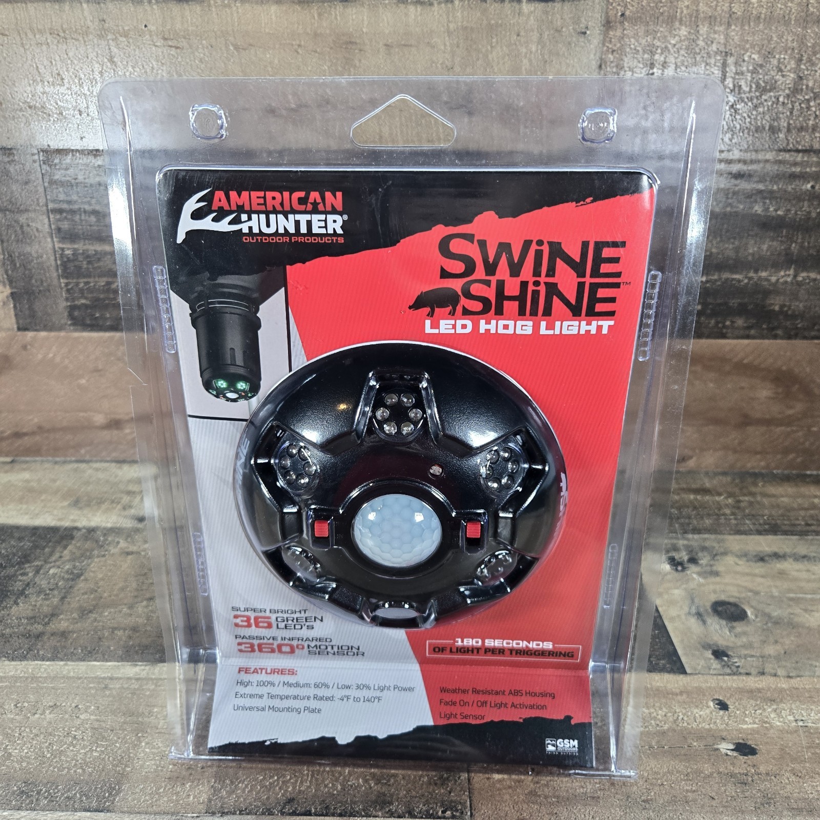 New American Hunter Swine Shine Feeder Hog Light Model# AH-HOGLITE