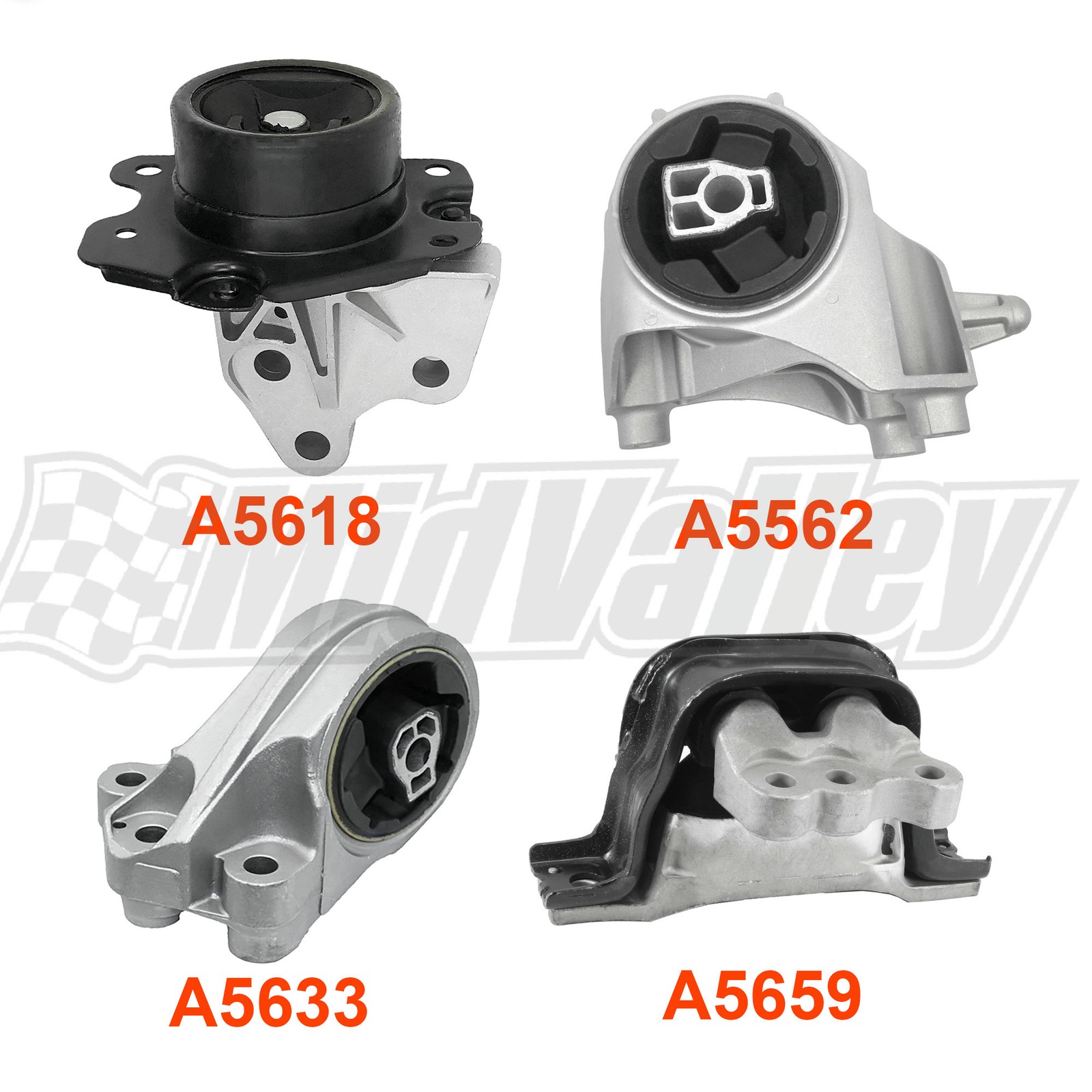 Brand New 4PCS Engine Motor & Trans Mounts For 2010-2017 Chevrolet 2.4L Equinox