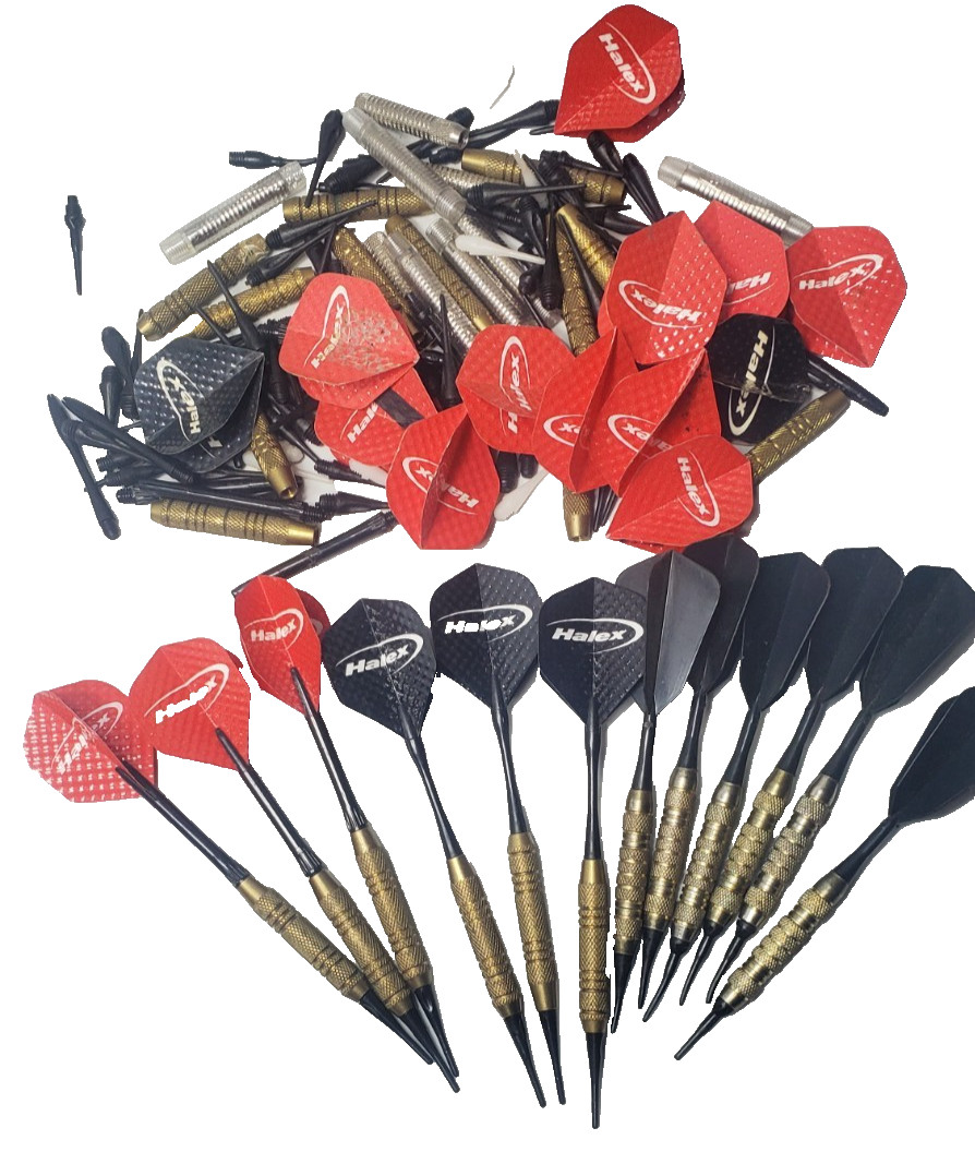 Lot Of Playing Darts  Soft Tips parts and pieces used