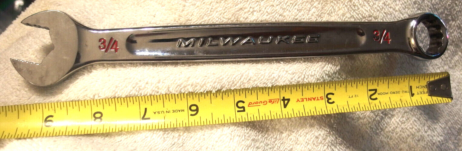 3/4" ad Milwaukee SAE Combination Wrench 45-96-9424- tool