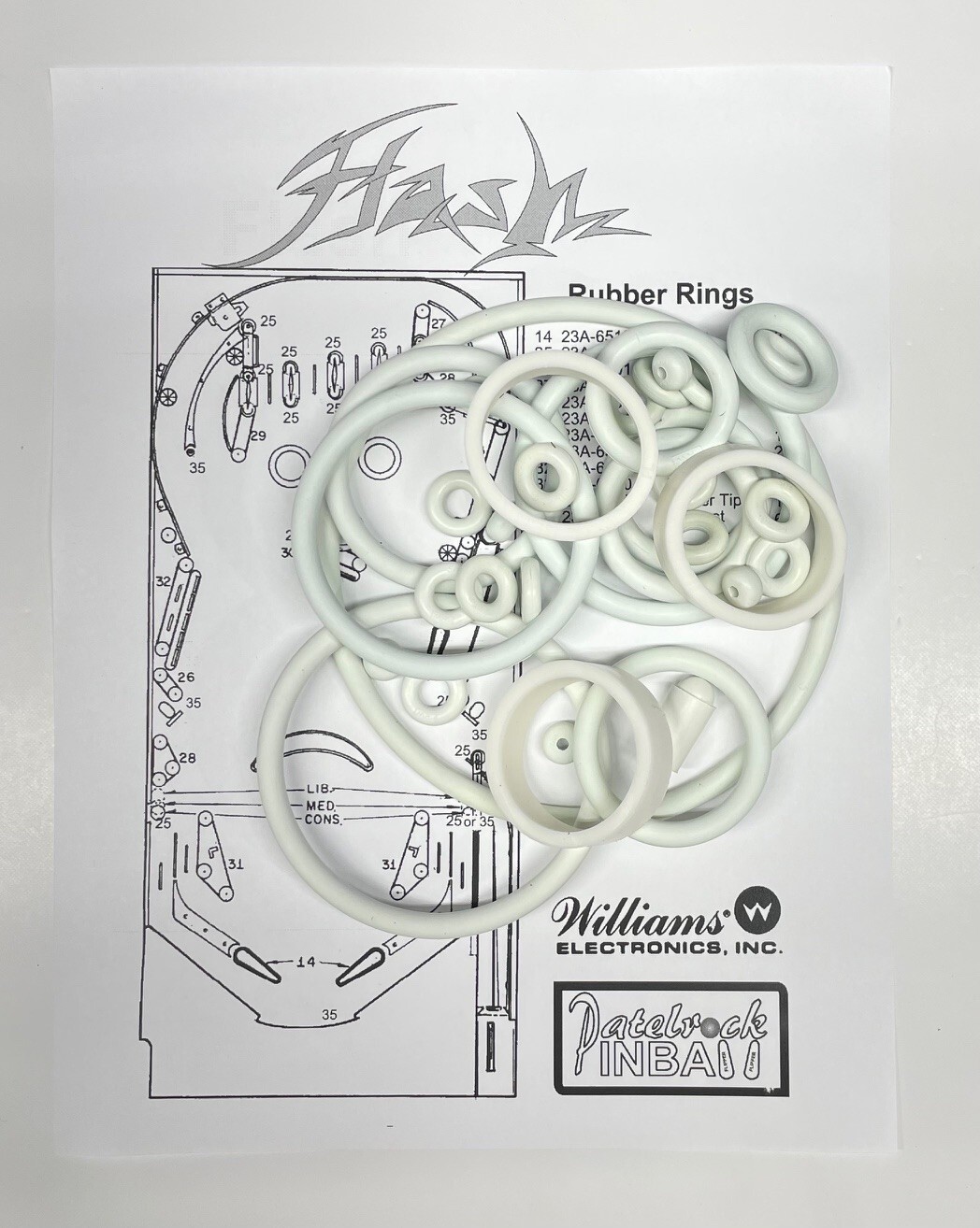 1979 Williams Flash Pinball Machine Maintenance Tune Up Kit