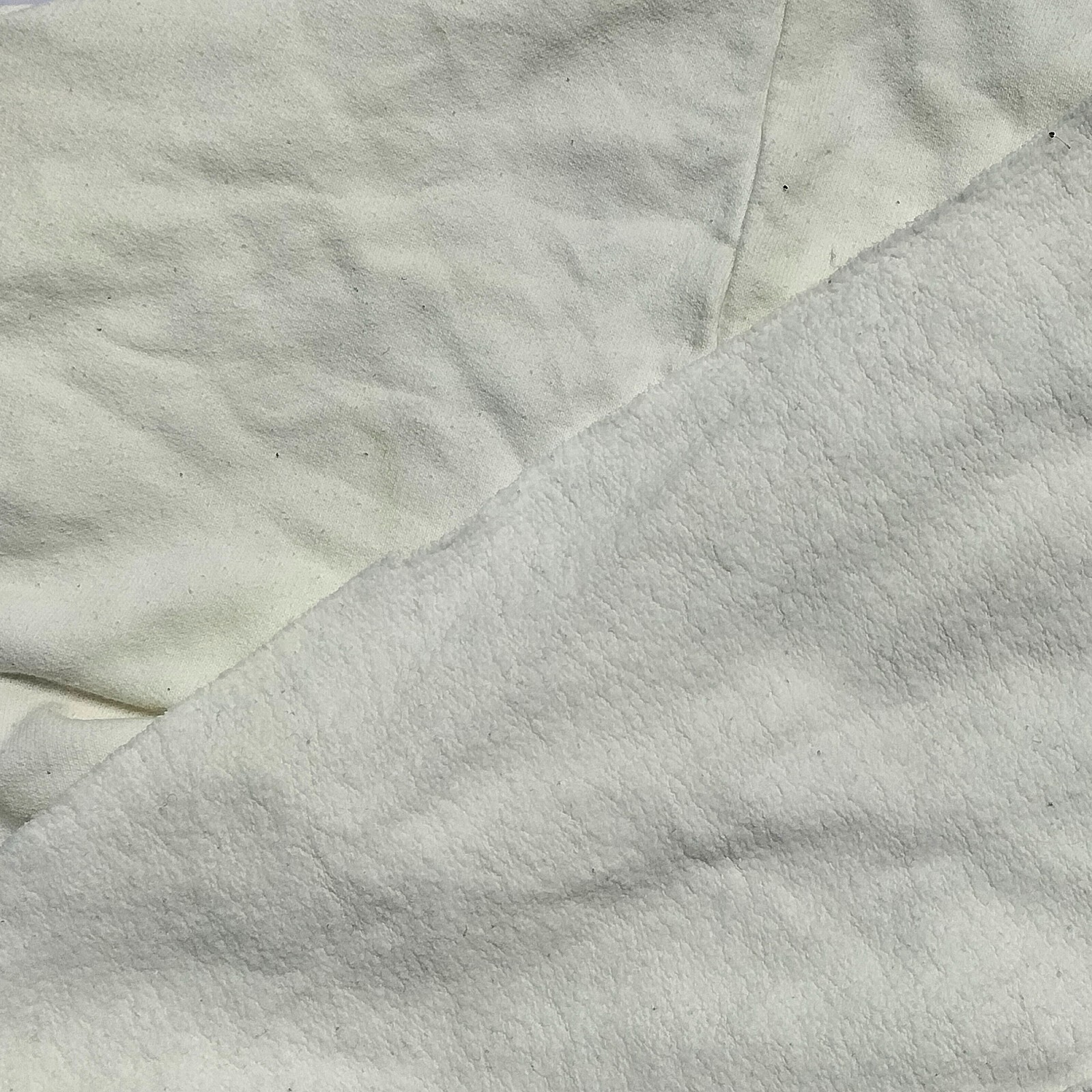White Fleece 100% cotton Cleaning Rags - 50 lbs. box - Multipurpose Cleaning
