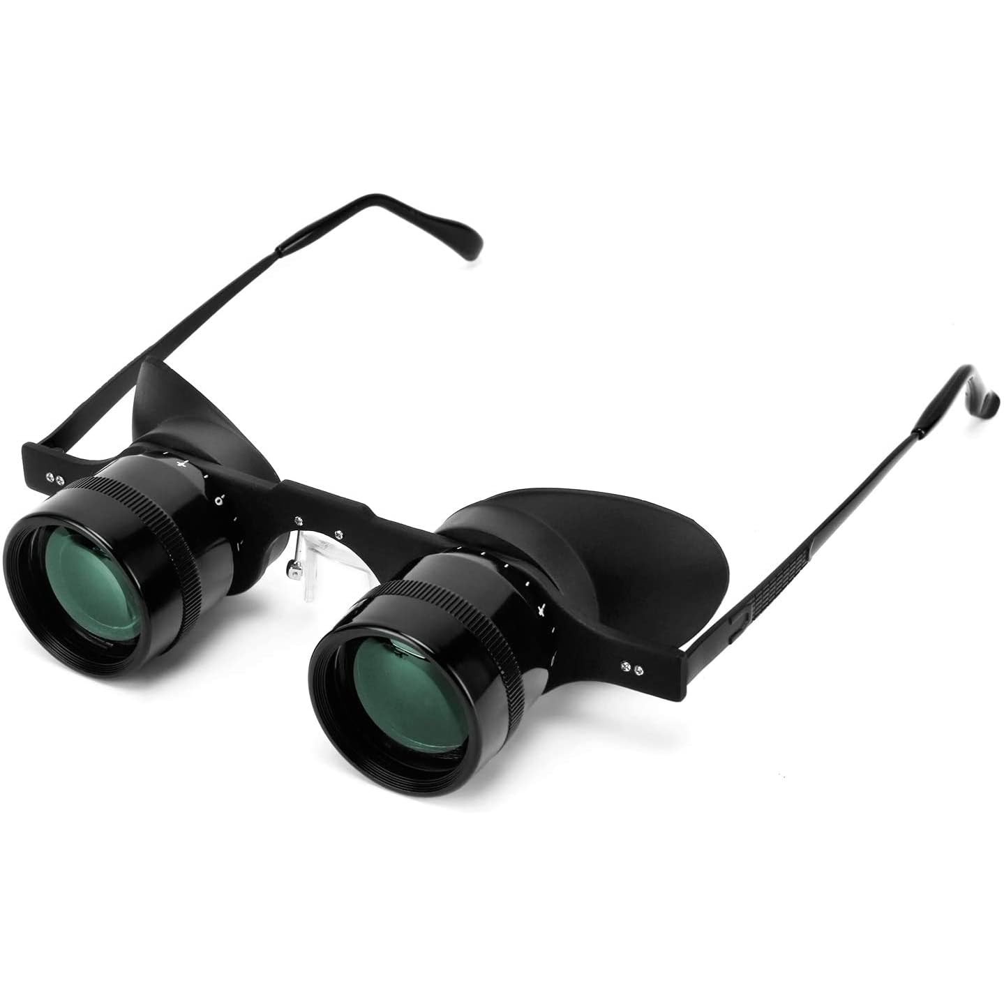 Professional Hands-Free Binocular Glasses for Fishing, Bird Compact, Black