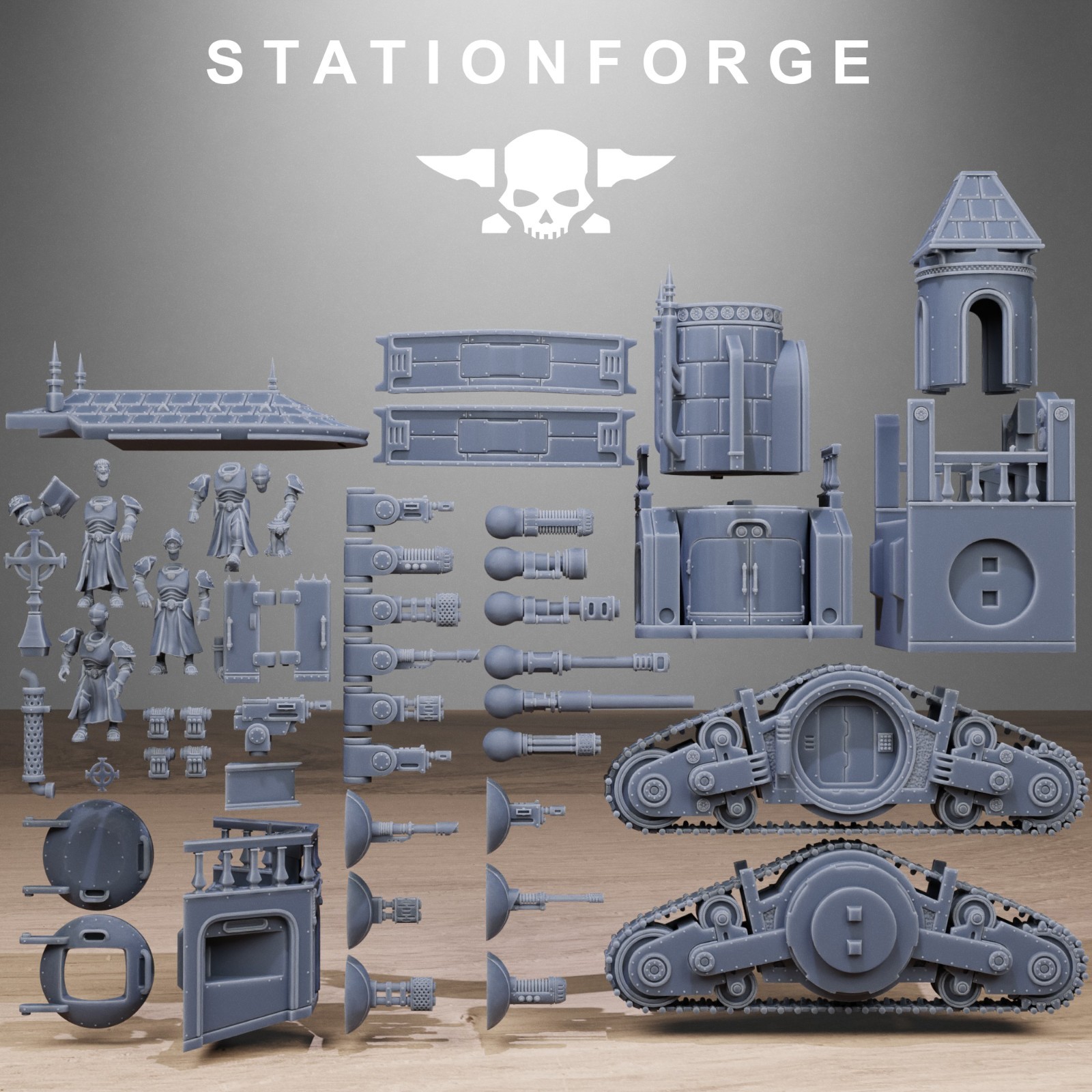 The Voladites Heavy Tank from Station Forge 32mm