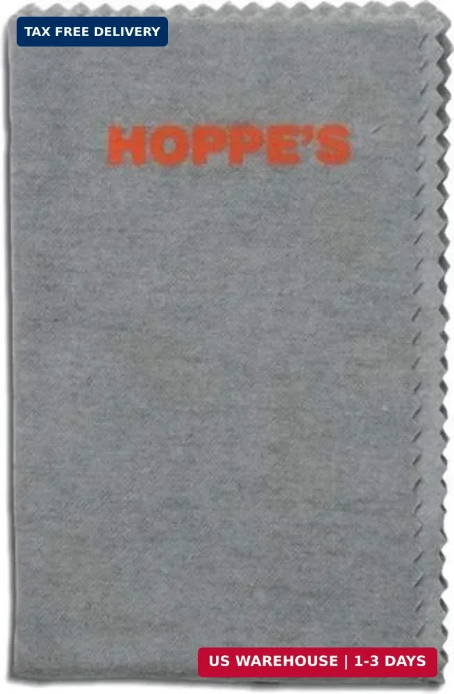 Hoppe's No. 9 Silicone Gun And Reel Cloth , Grey , 1-11" x 14" (27.94 x 35.56 cm