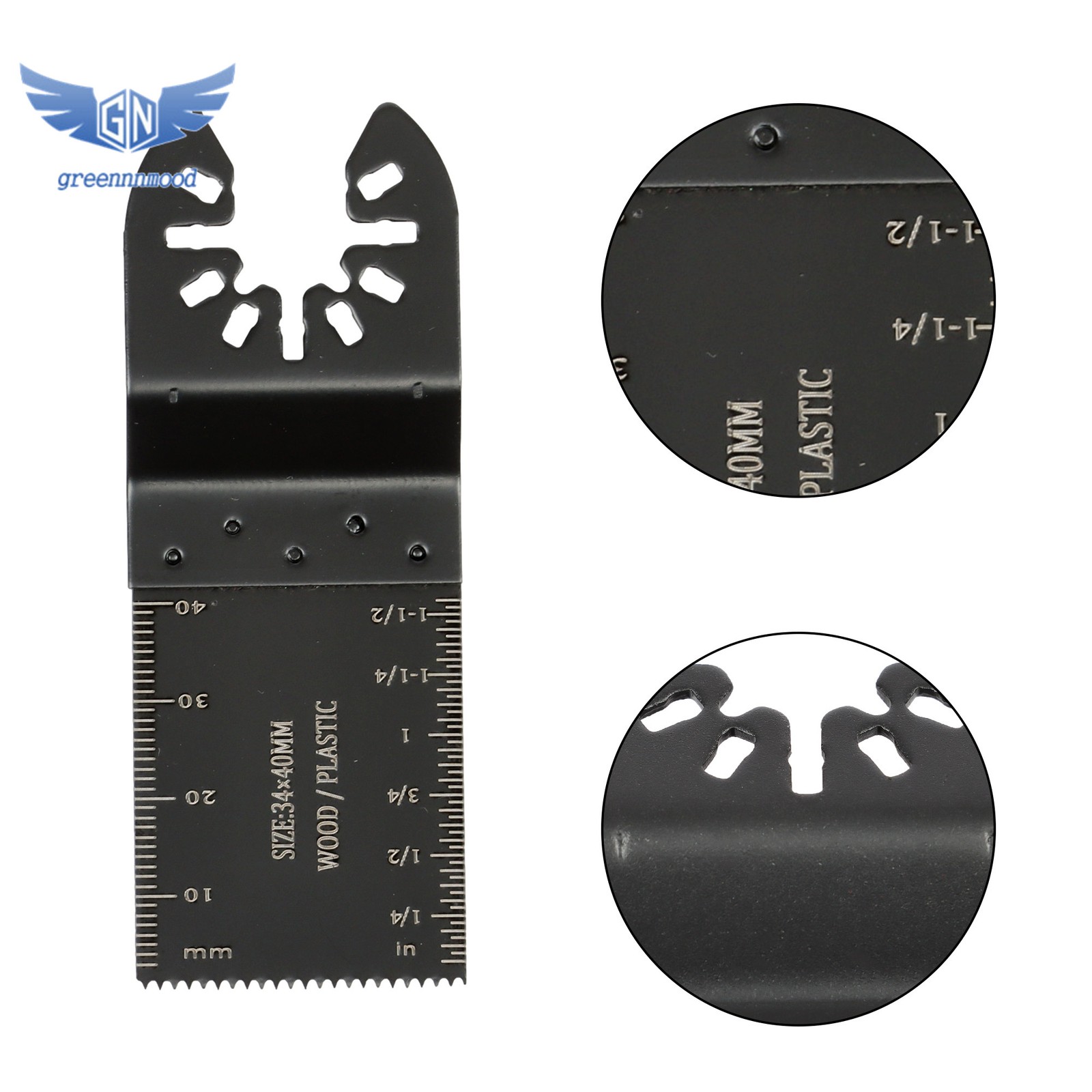 35PCS Multitool Blades 7 Types Titanium Oscillating Tool Quick Saw Blades