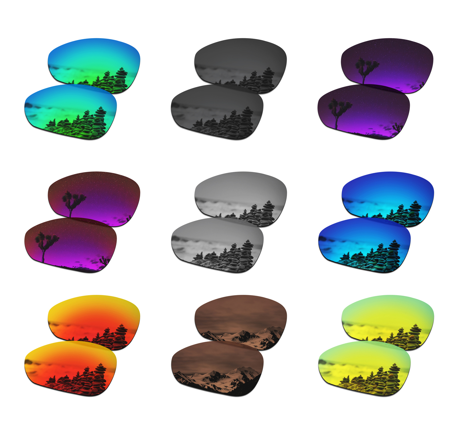SmartVLT Polarized Replacement Lens for-Oakley Crosshair 1.0 2005 - Multiple
