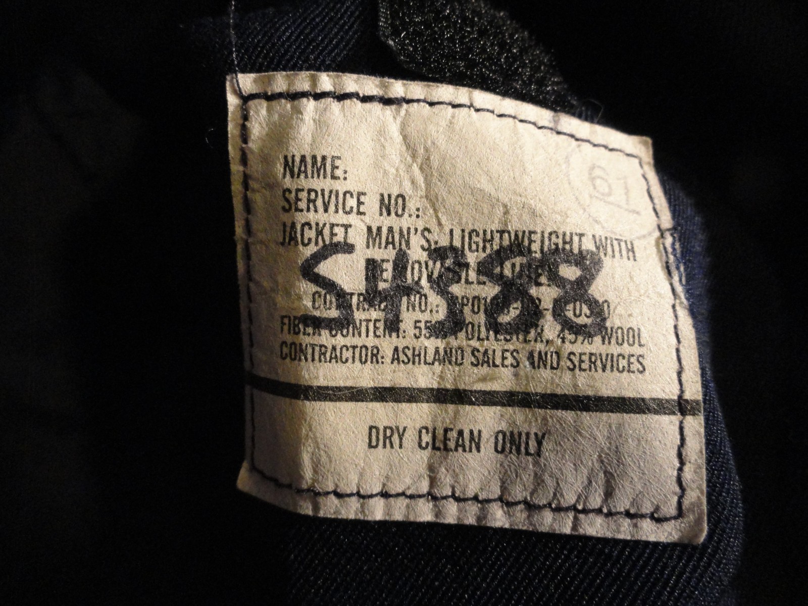 USAF AIR FORCE LIGHTWEIGHT BLUE JACKET COAT CURRENT 2026 ISSUE WITH LINER 40L
