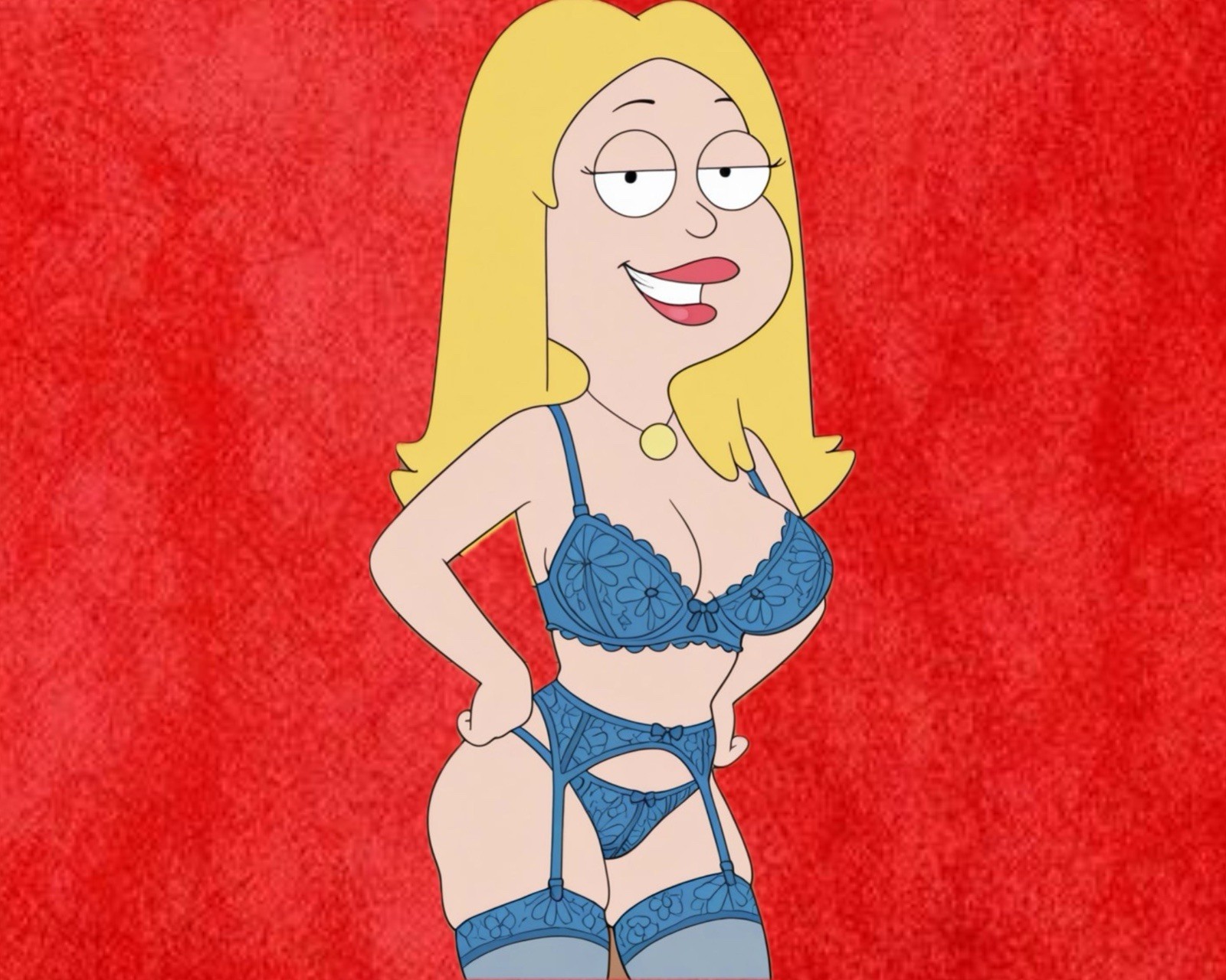Francine Waifu Sticker, Cartoon Sticker