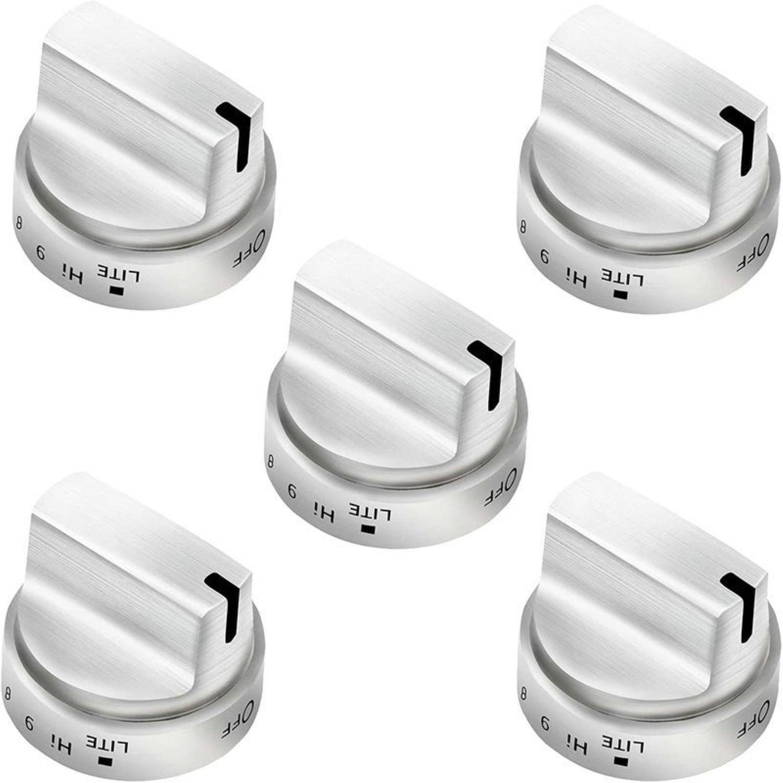 Easy Installation 5PCS Control Knob for GE Gas Range Stove Replacement Part