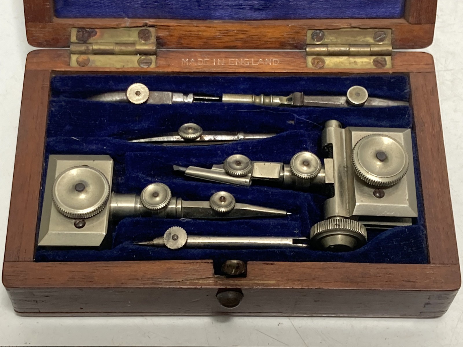 Vintage Stanley Drafting Beam Compass Trammel Set Antique Technical Drawing Tool