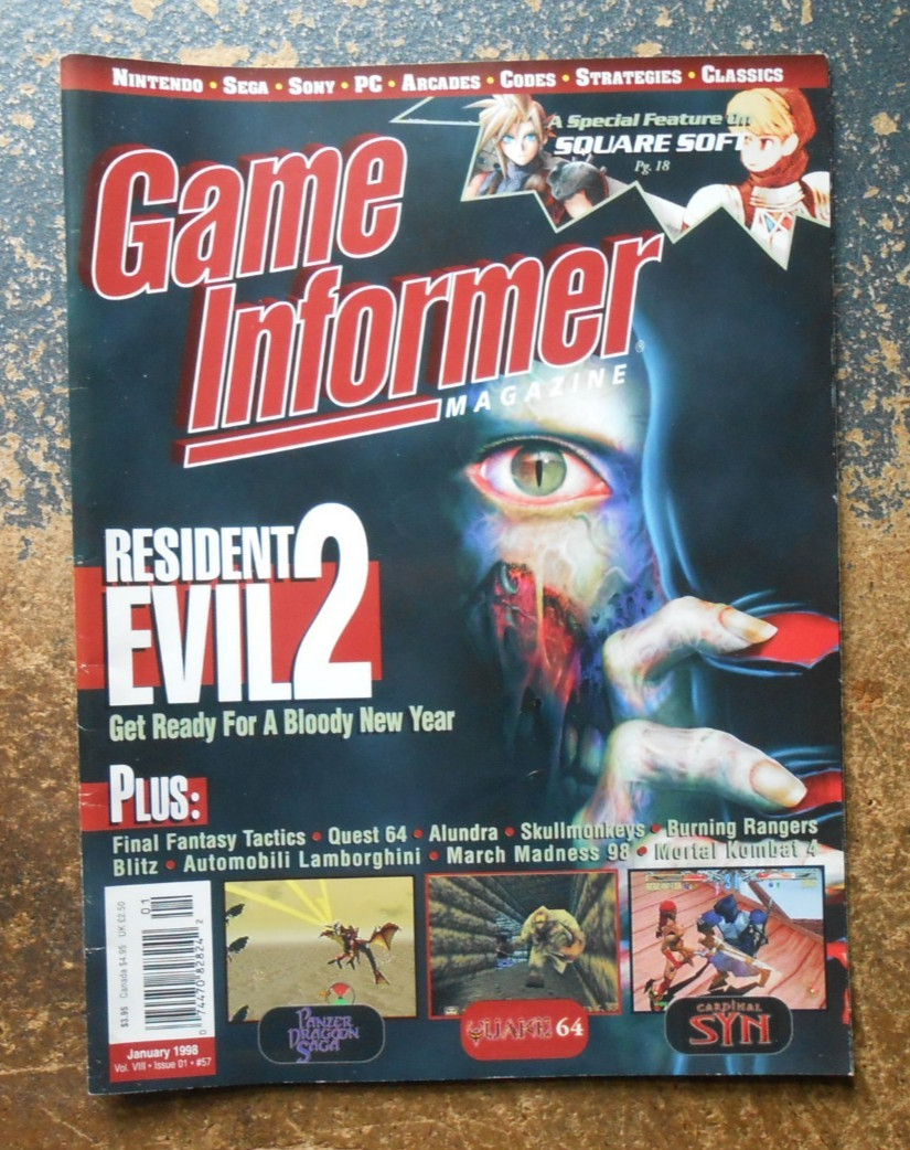 GAME INFORMER MAGAZINE MISSION : IMPOSSIBLE 1998 VOL 8, ISSUE O7 #63 GREAT COND.
