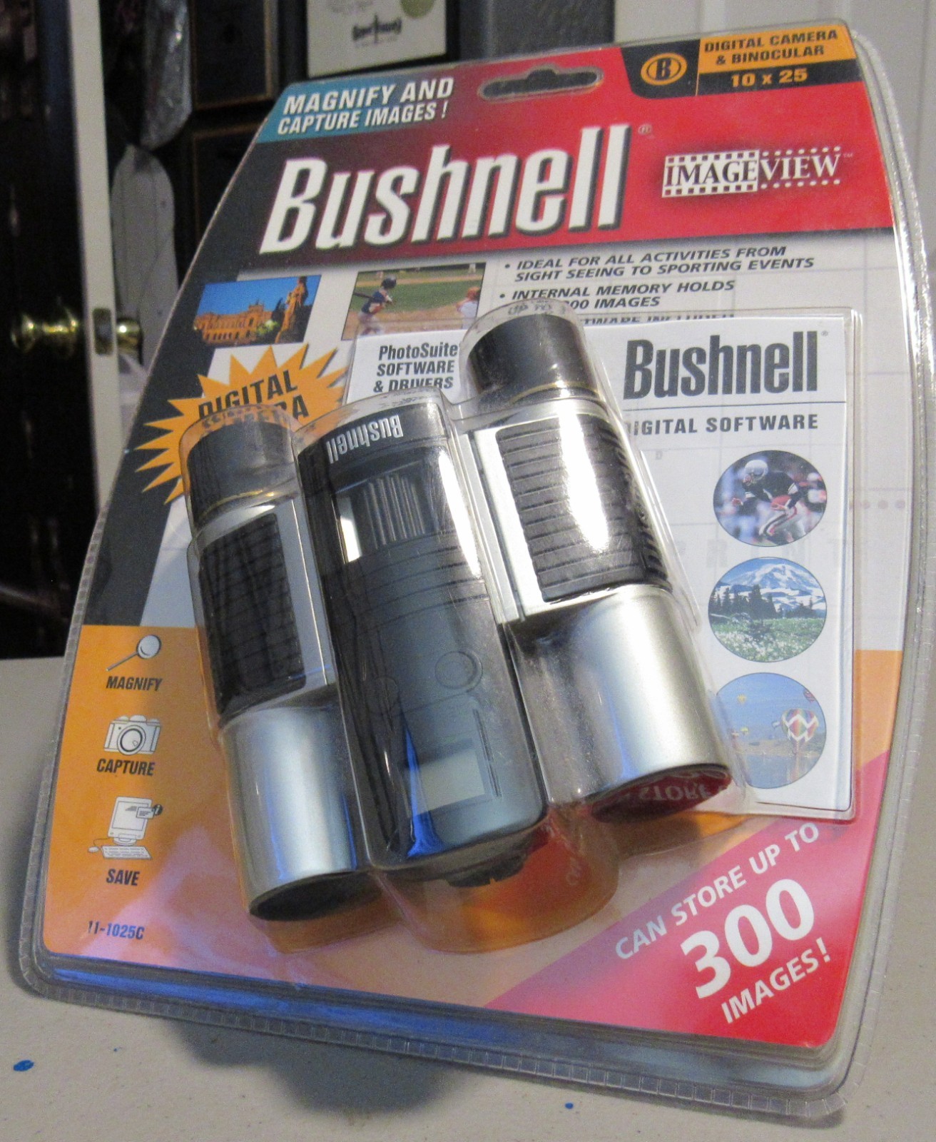 Bushnell ImageView 10x25 Digital Camera & Binocular with Case (11-1025C) - NEW