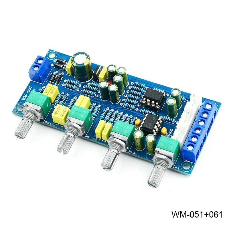 NE5532 Preamp Board HiFi Power Amplifier Subwoofer Tone Board LPF Preamp