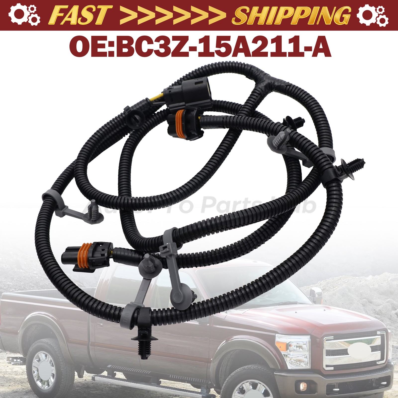 NEW Fog Lamp Light Wiring Harness Assembly For Ford 2011-2016 BC3Z-15A211-A