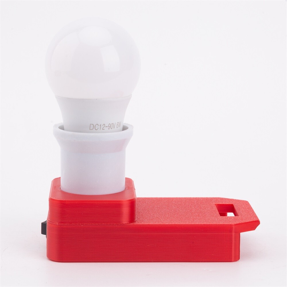 Portable LED Work Light For Craftsman 20V Series Lithium Battery E27 Bulb Lamp