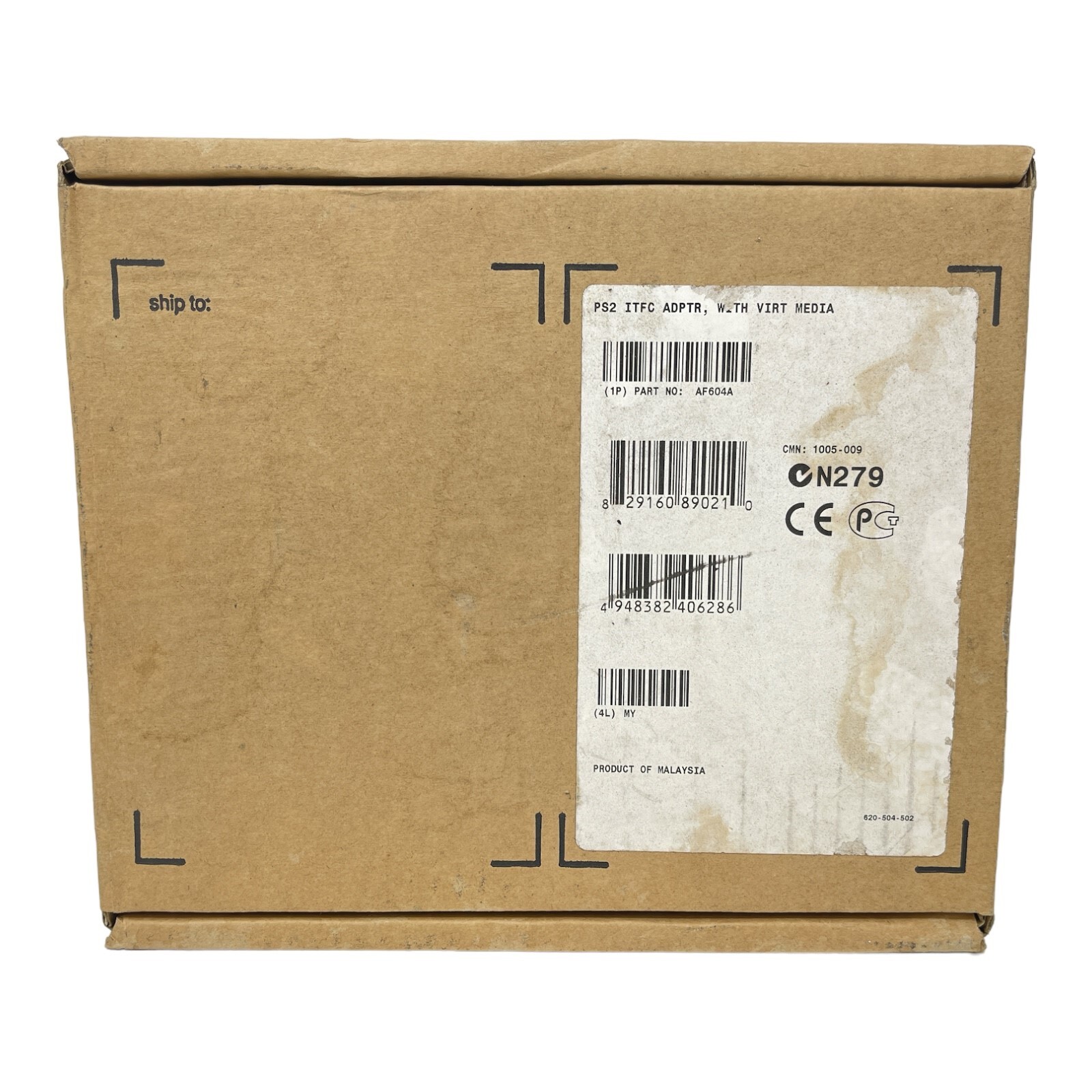 HP AF604A Virtual Media Interface Adapter NEW/UNUSED SURPLUS
