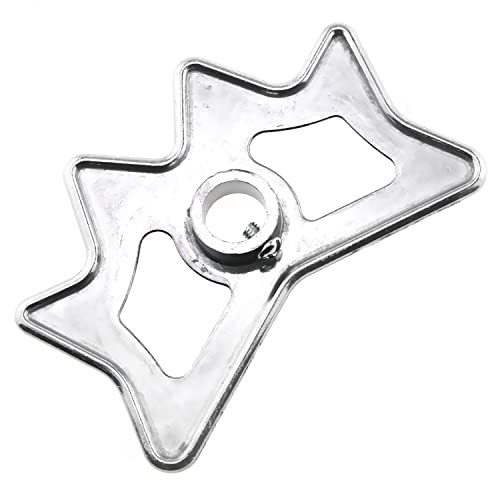 RLECS Billiard Bridge Head Silver Aluminium Alloy Slip-On Moosehead Bridge