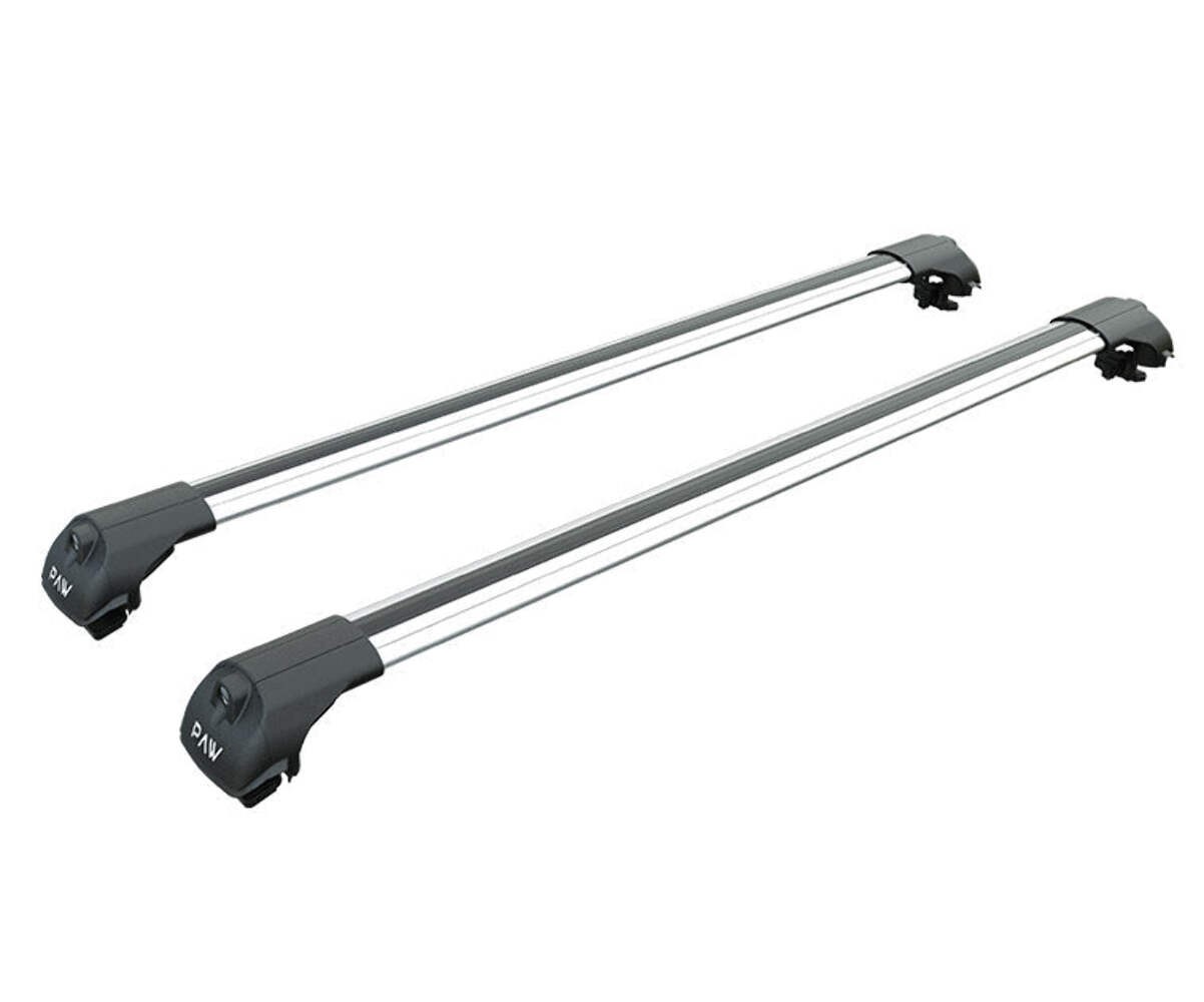 For Volvo V40 Estate 1995-2004 Roof Rack Cross Bar Raised Rail Alu Silver