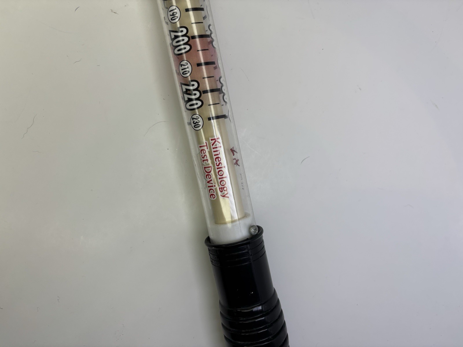 Kinesiology Test Device for Upper Body Strength Jet Technique
