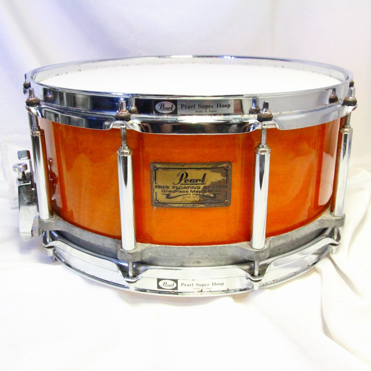PEARL CL-8114D 14x6.5 Free Floating Onepiece Maple Pearl Snare Drum