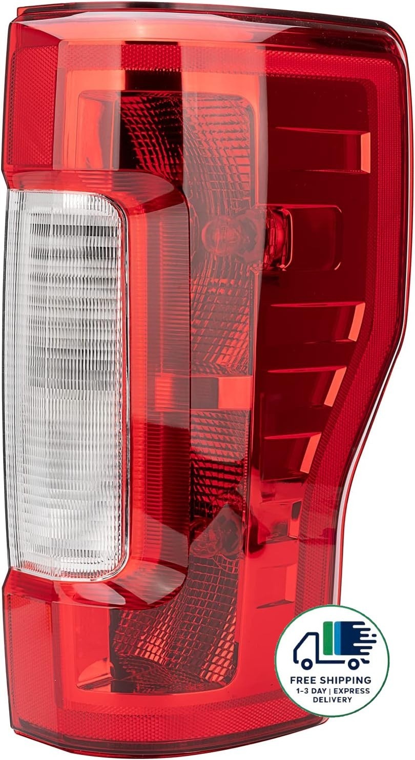 Conjunto de luz trasera derecha del lado del pasajero compatible con Ford F-250
