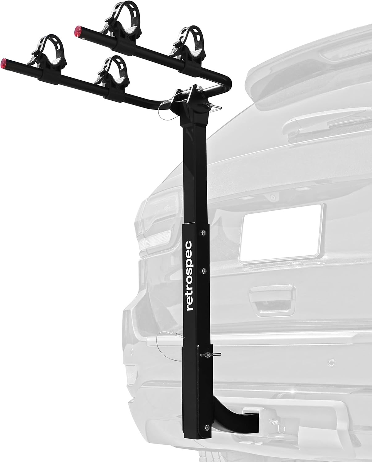 Retrospec Lenox 2-5 - Bike Hitch Rack for Cars, Trucks, SUVs 2 Bike, Black