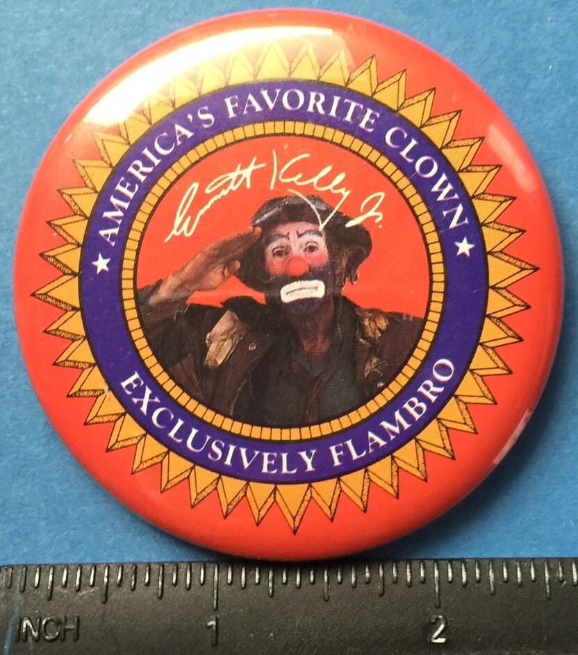 Emmett Kelly Jr Pin Society Vtg. Memorabilia Souvenir