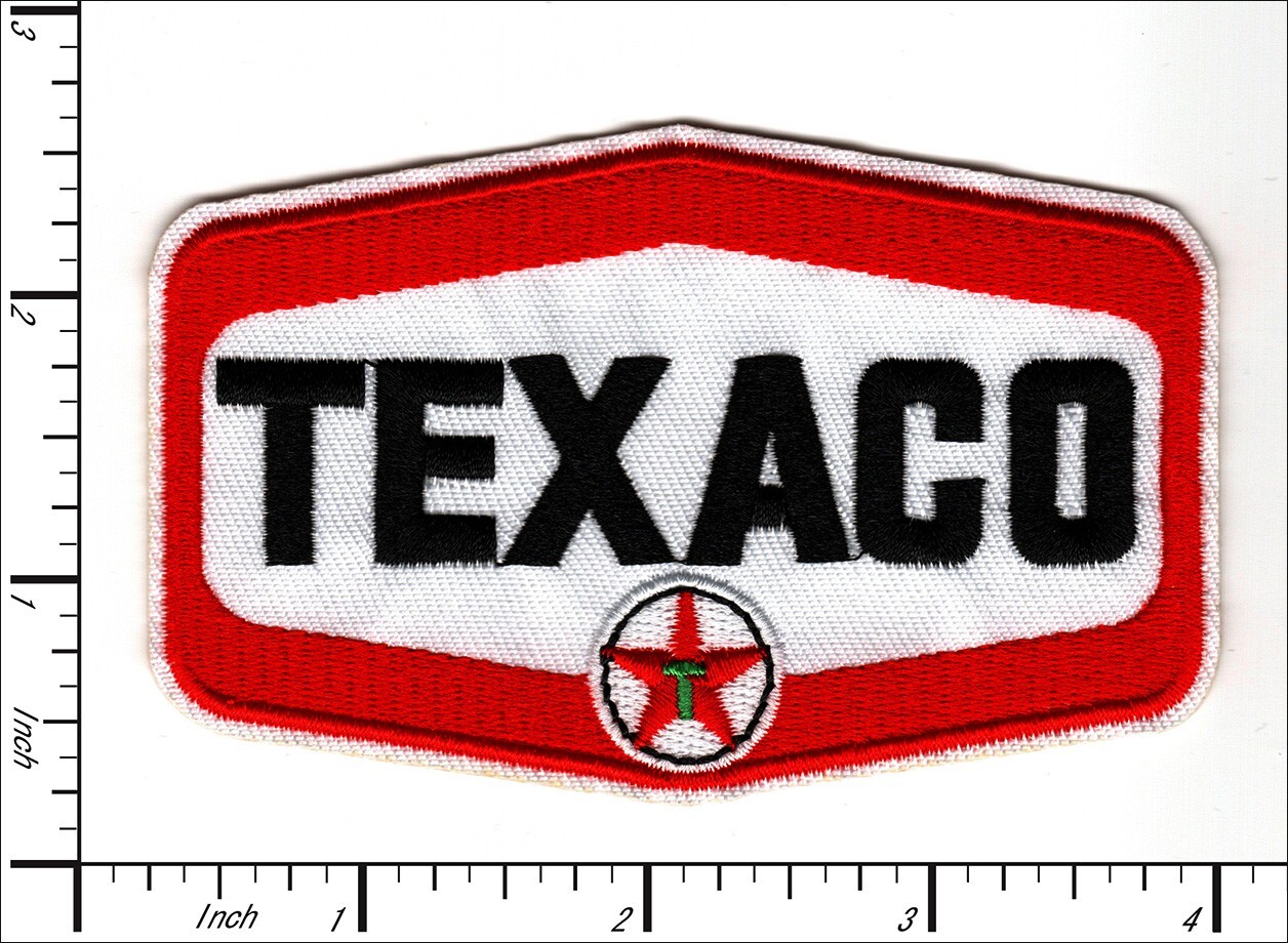 20 Pcs Embroidered Iron on patches Texaco Motor Oil 95x60mm AP063tA3