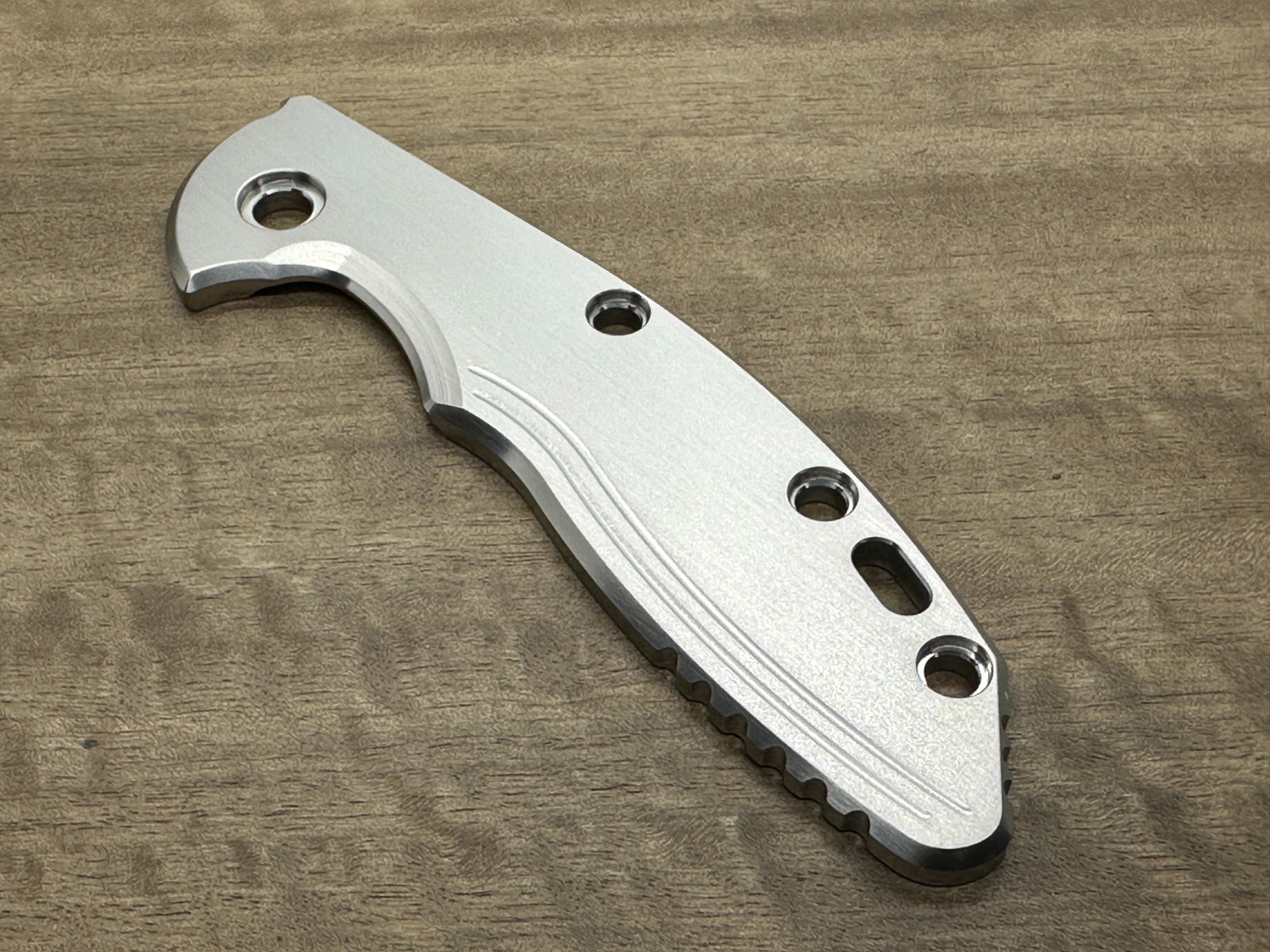 XM-18 3.5 Scales – Titanium & Zirconium CNC Knife Handle Replacement Standard