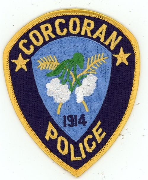 CALIFORNIA CA CORCORAN POLICE NICE SHOULDER PATCH SHERIFF