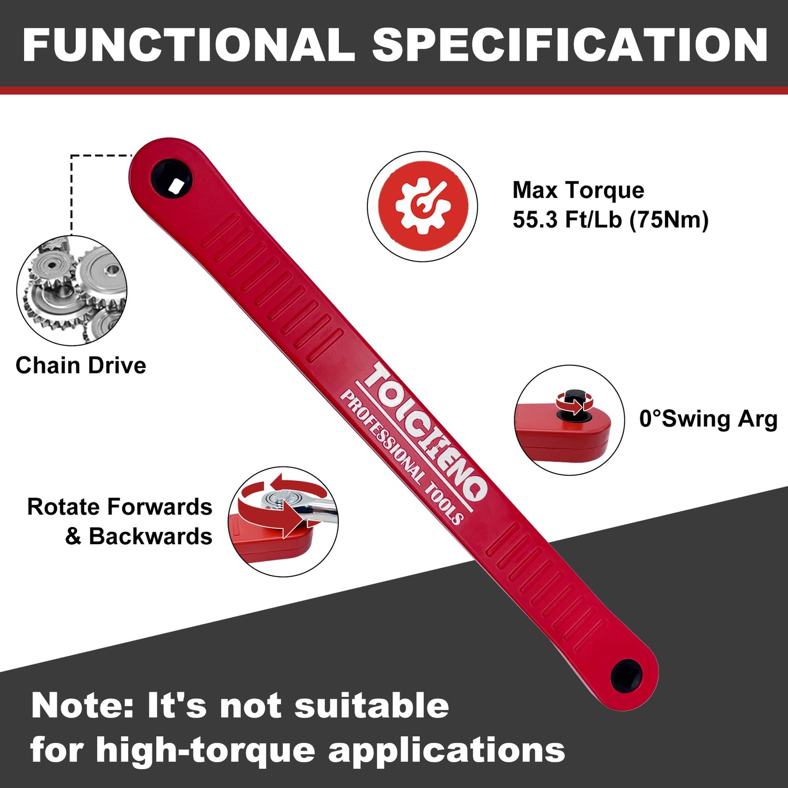 Offset Extension Wrench Set, Pro Zero Offset Extension Wrench Extender Tool with