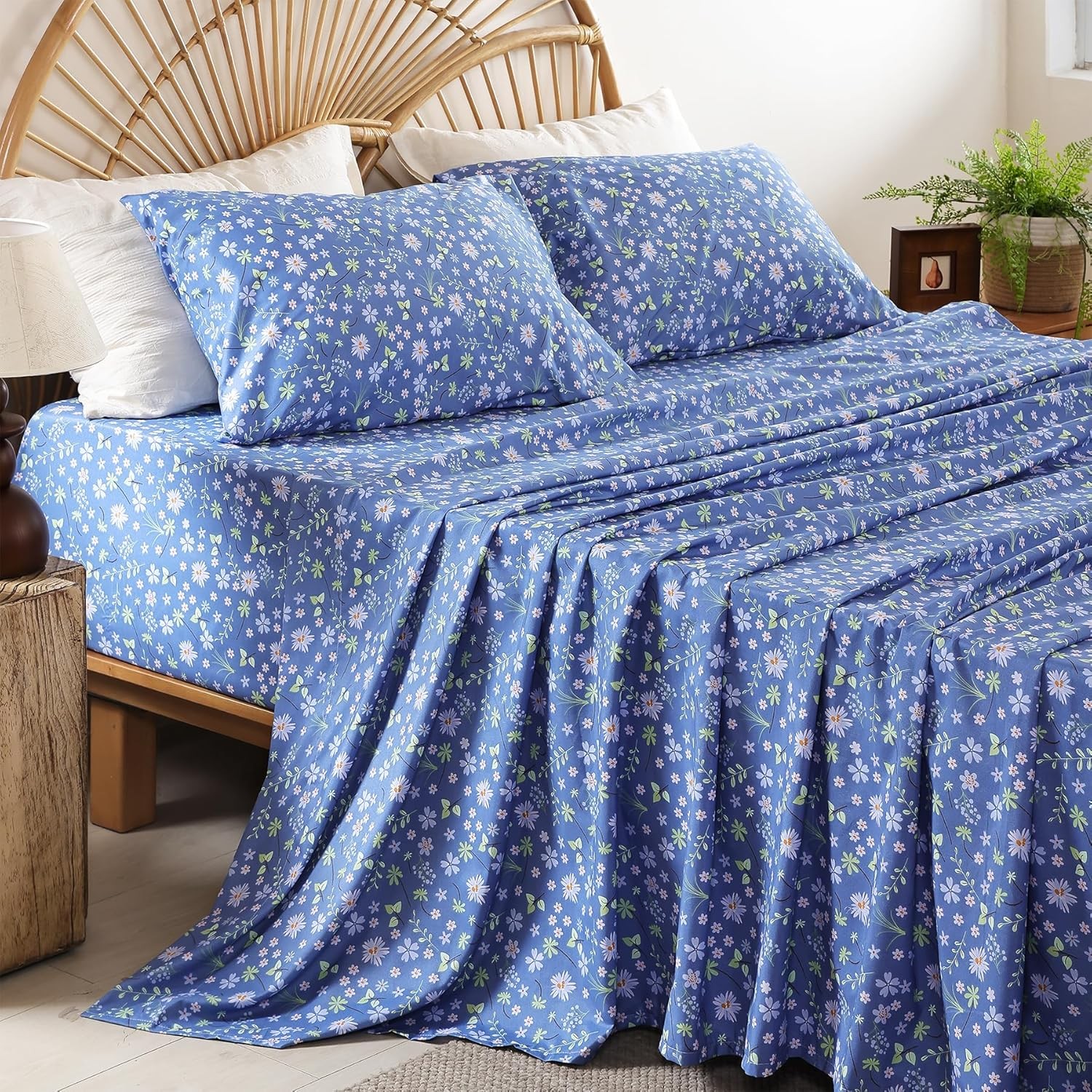 Twin Sheet Set 3 Piece Bed Sheets Twin Size Bed Extra Soft Breathable Deep