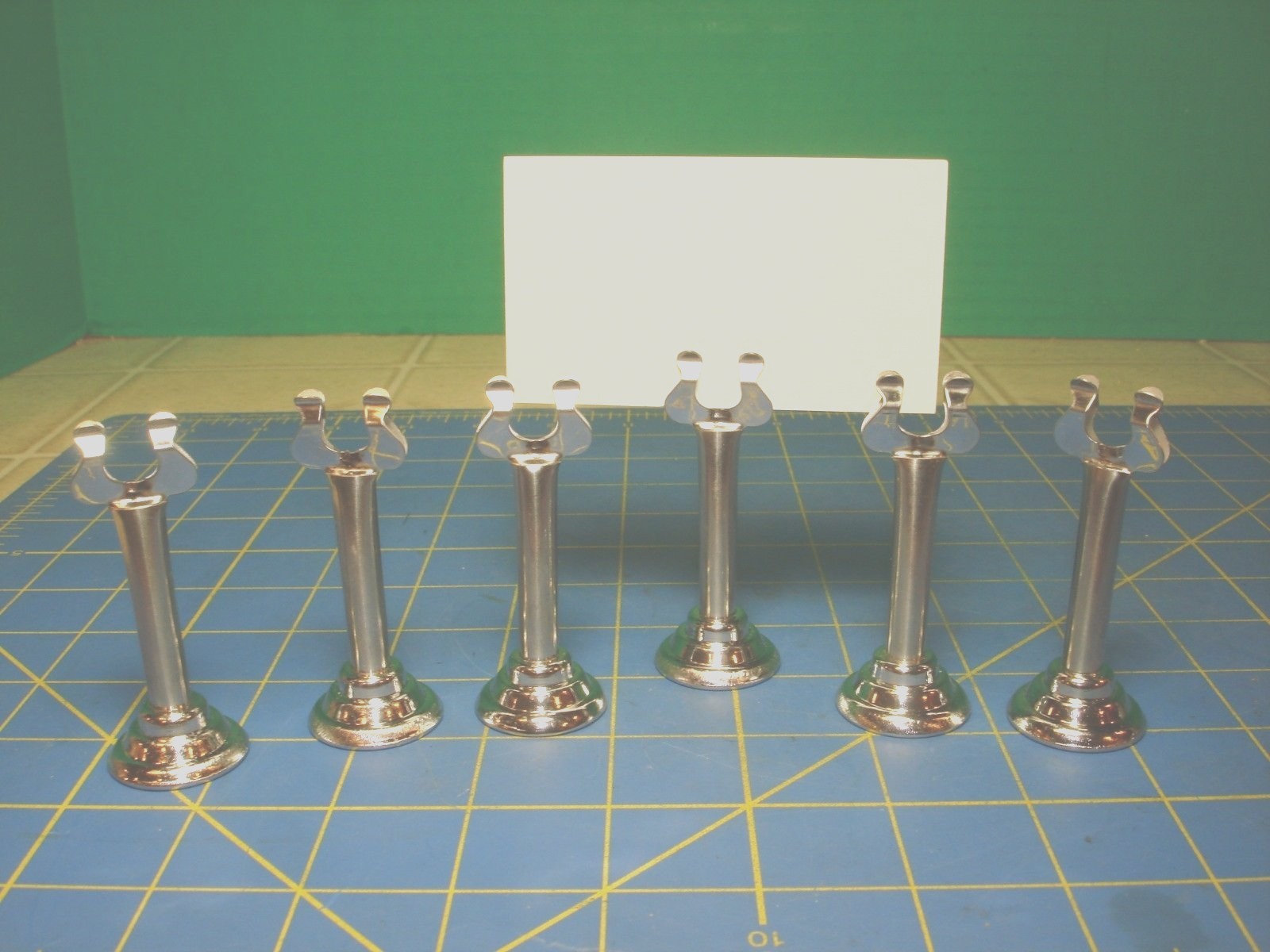 TALL 2 3/4'' TABLE NUMBER, WEDDING, MENU, AND CARD HOLDER NEW