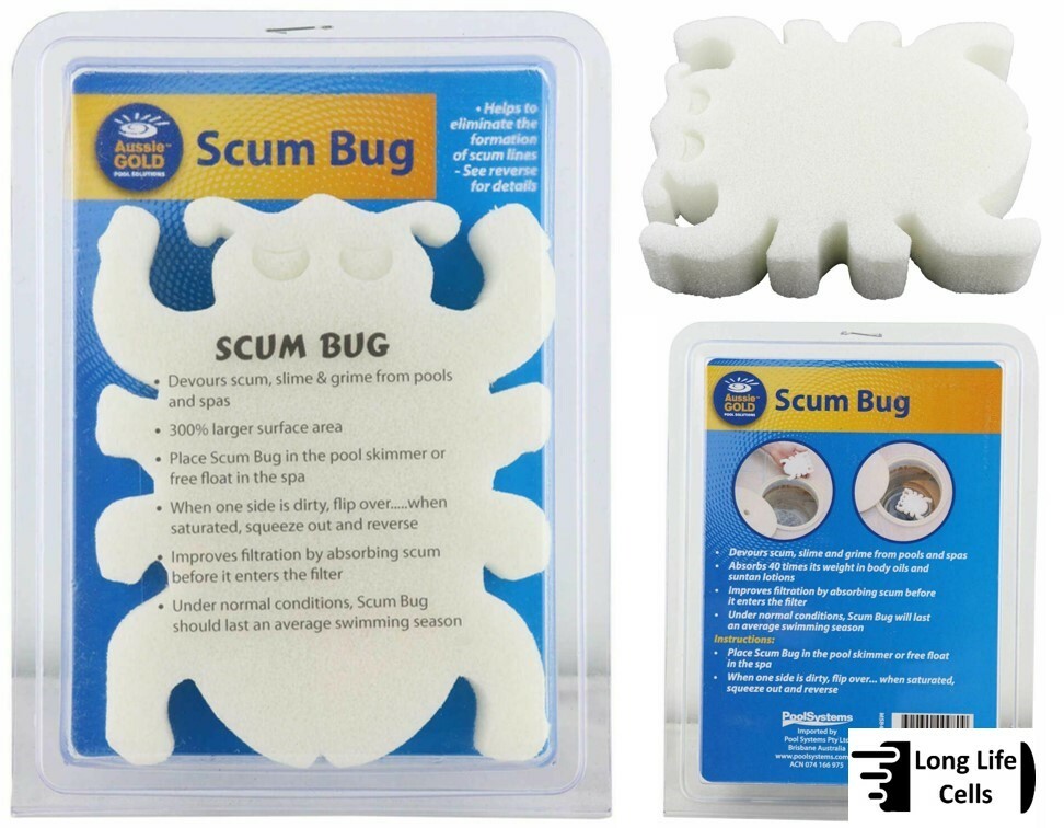 Water line degreaser scum remover pool spa hot tub  scumbug body fat grease