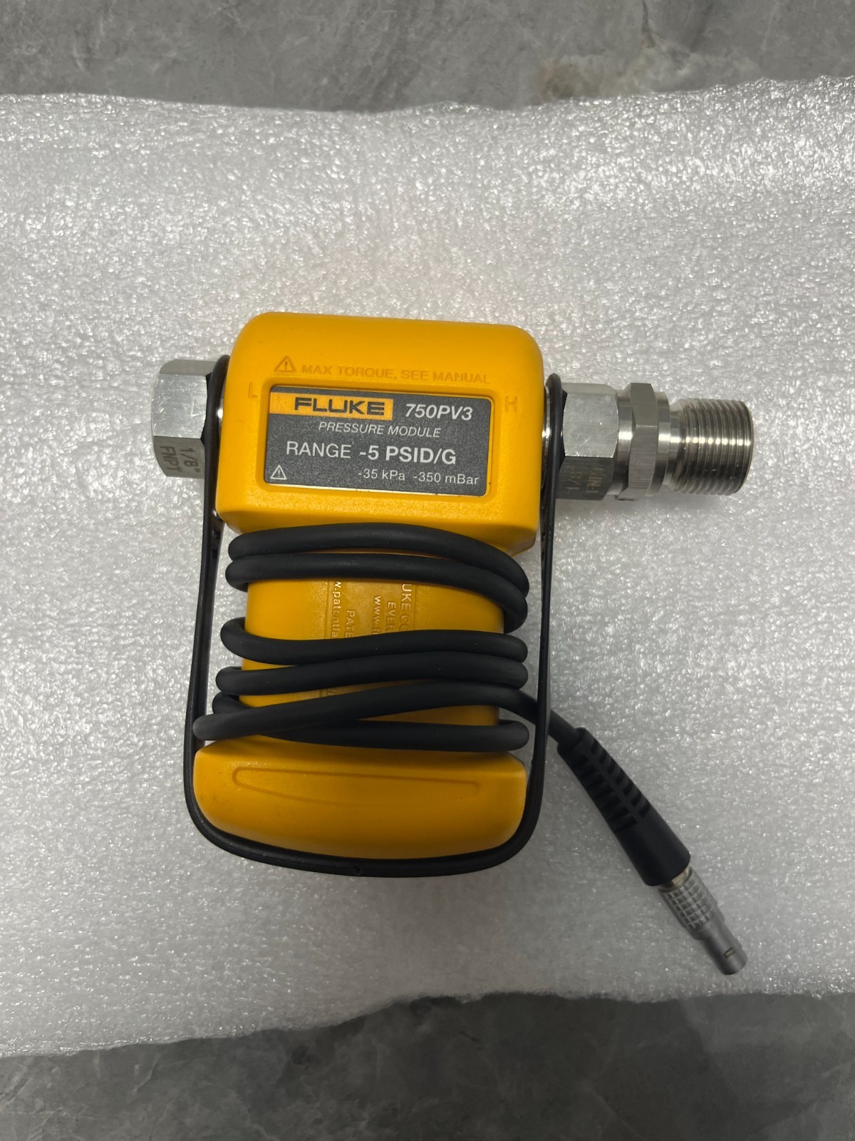 1PC Used Test Work 750PV3 Pressure Module RANGE -5 PSID/G -35 kPa -350 mBar