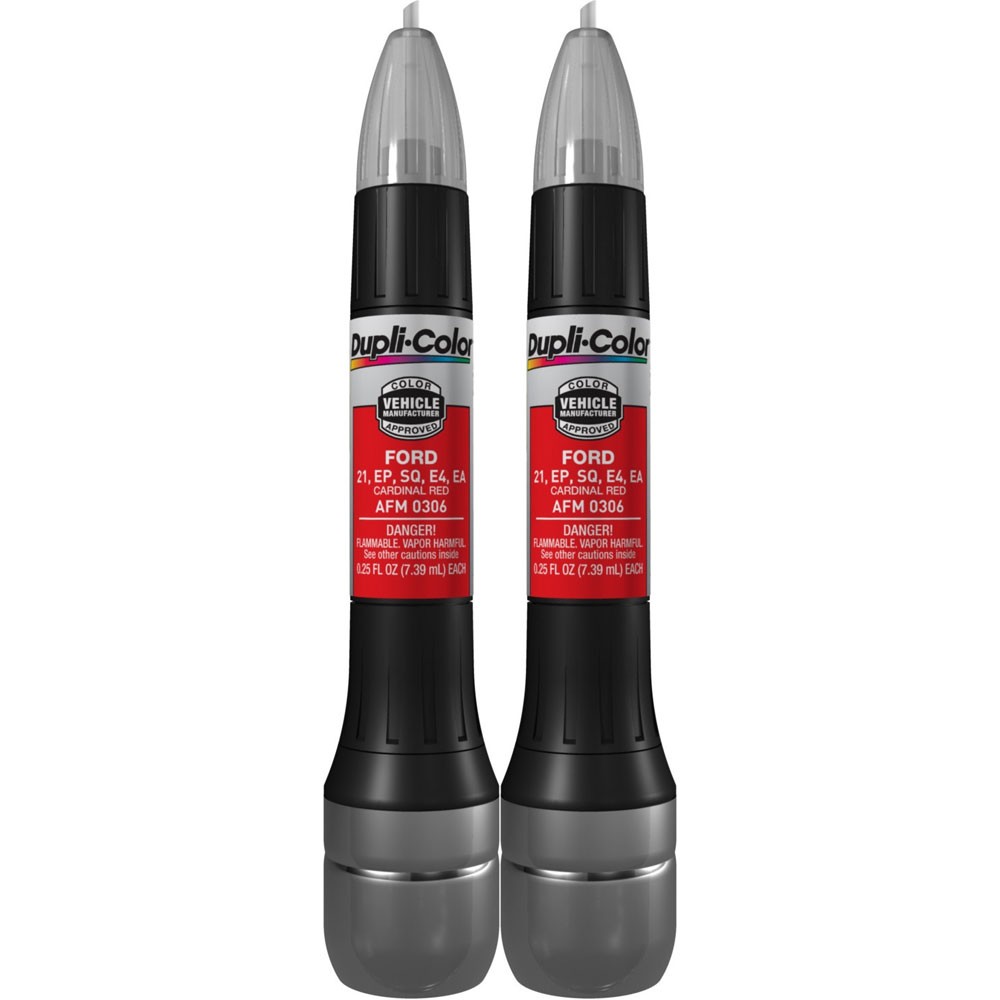Duplicolor AFM0306 (2-Pack), Scratch Fix Ford 21, EP, SQ, E4, EA, Cardinal Red