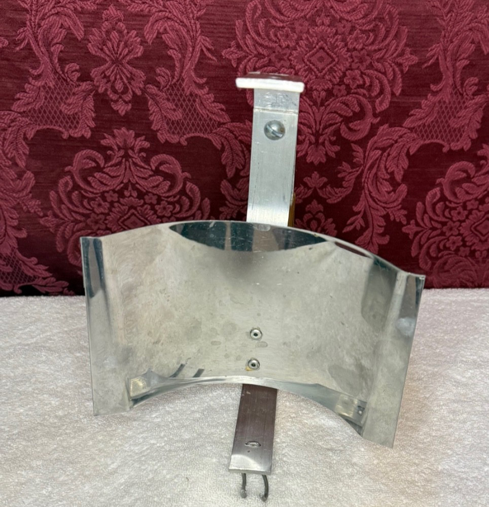 Lantern Adjustable Heat Reflector Shield with Wooden Handle ~ Pan Mfg. Co.